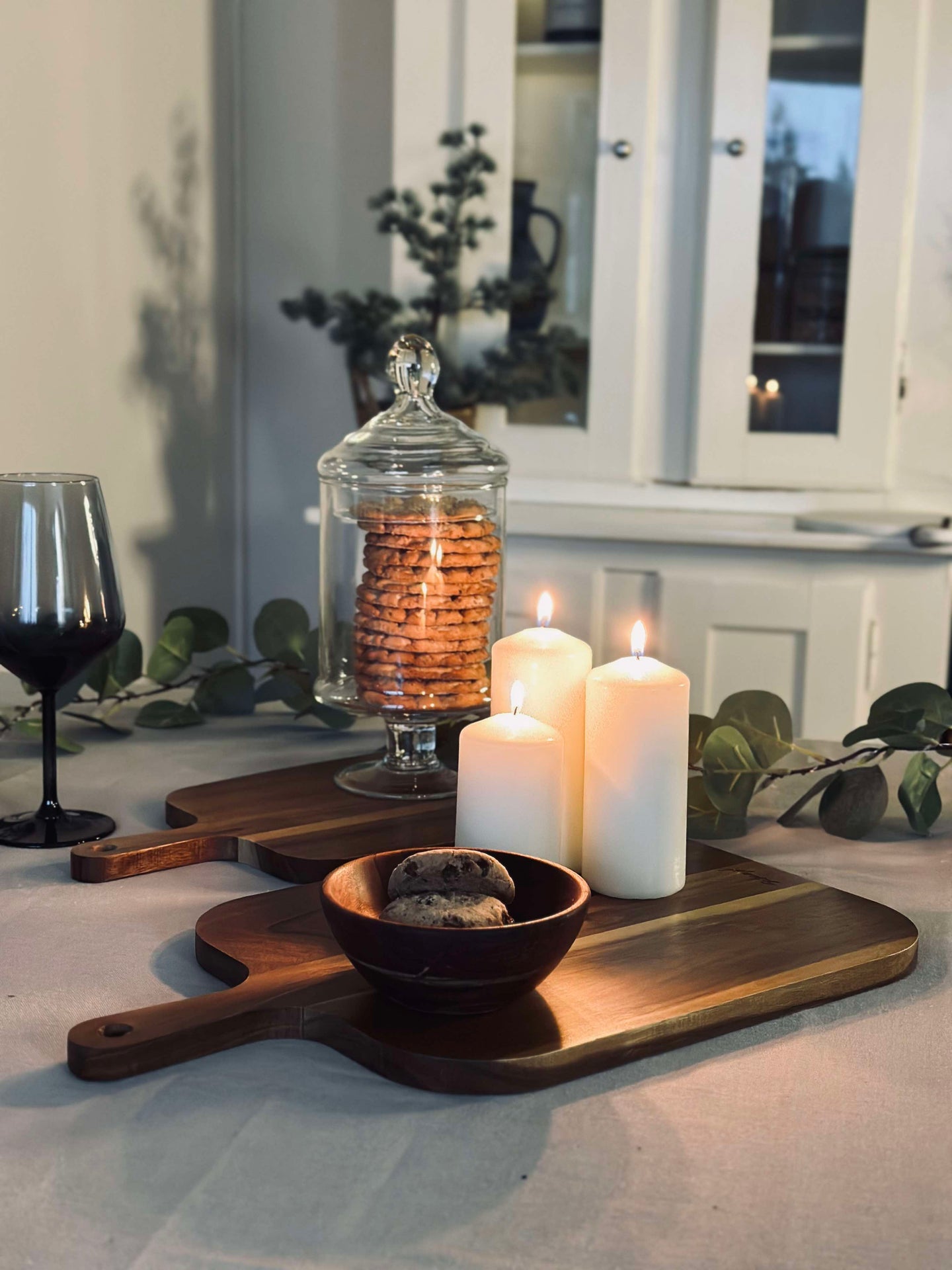 2er-Pack Tapas-Schneidebrett-Set aus Akazienholz