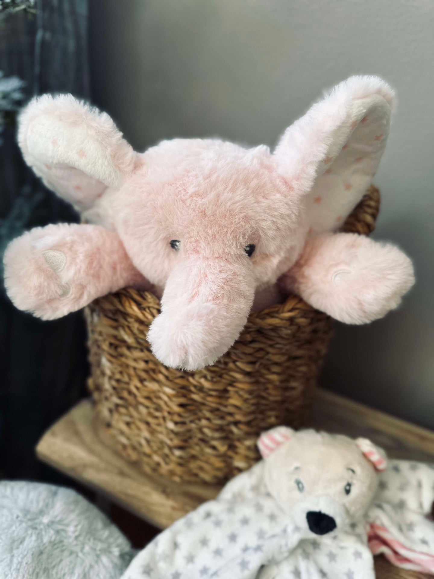 Kuscheltier Elefant 25 cm - Rosa