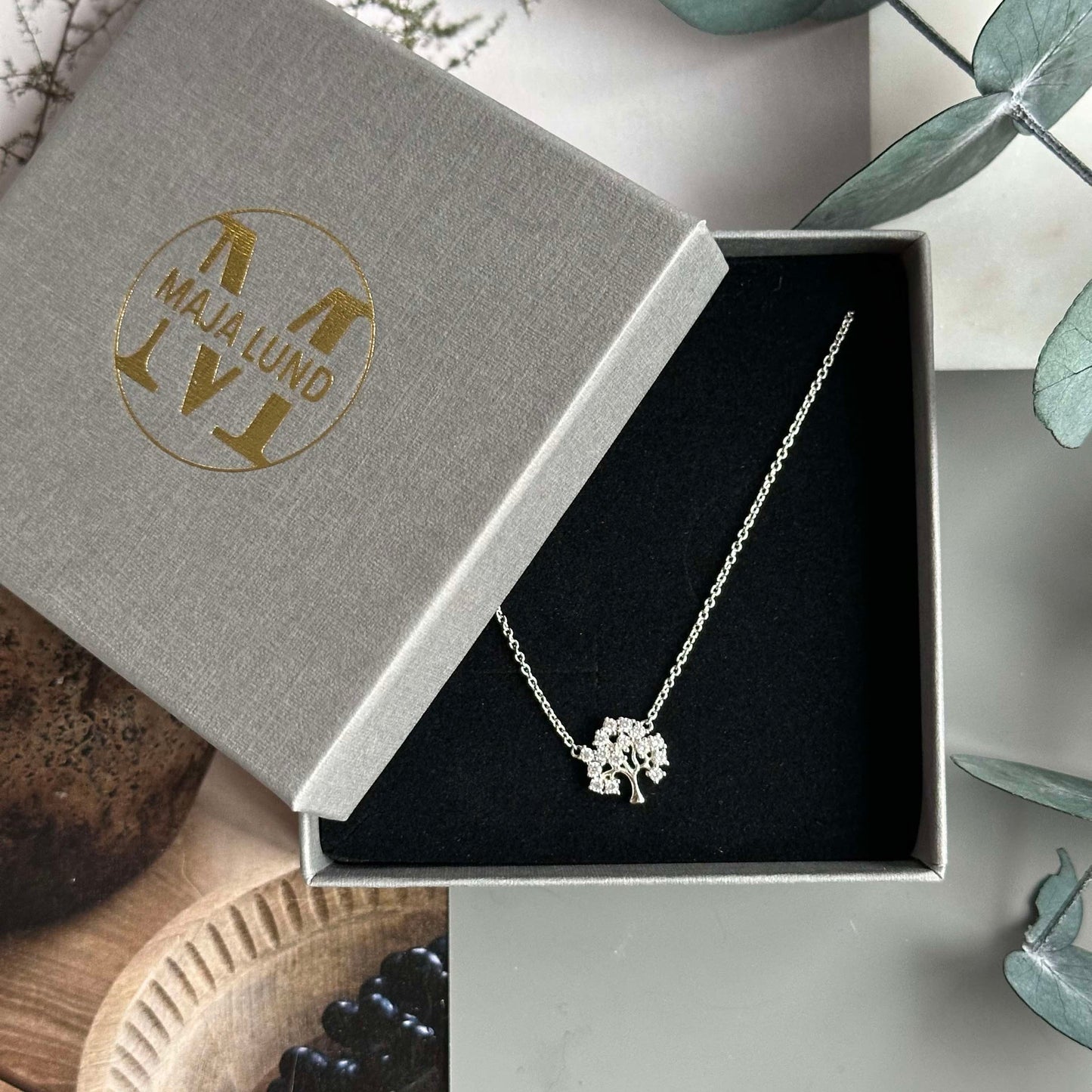 Halskette Sharon - Lebensbaum – Sterling-Silber