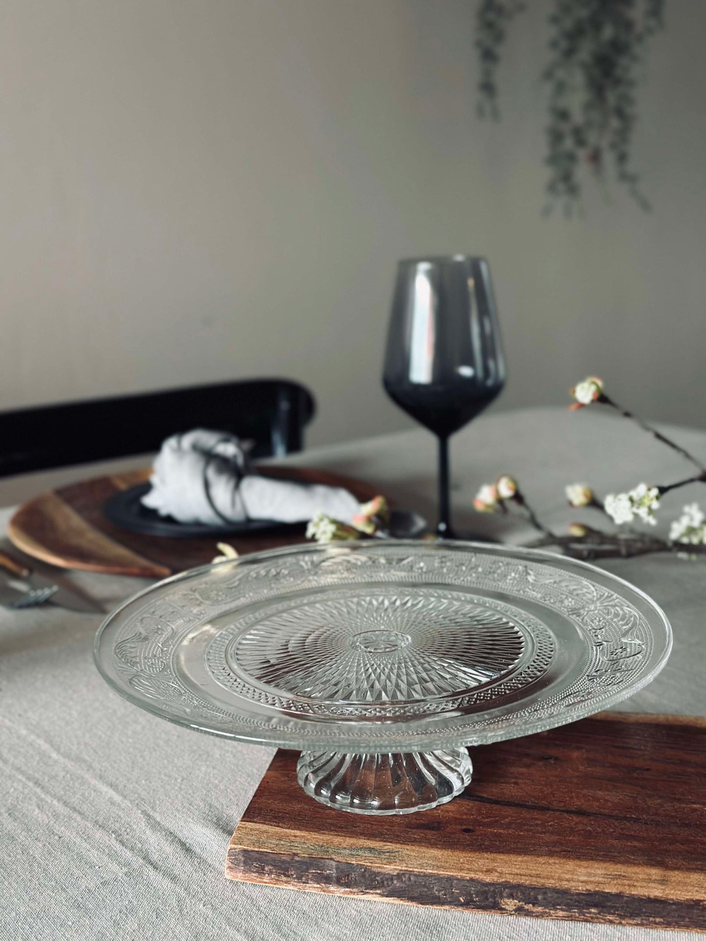 Kuchenplatte aus Glas 25 cm