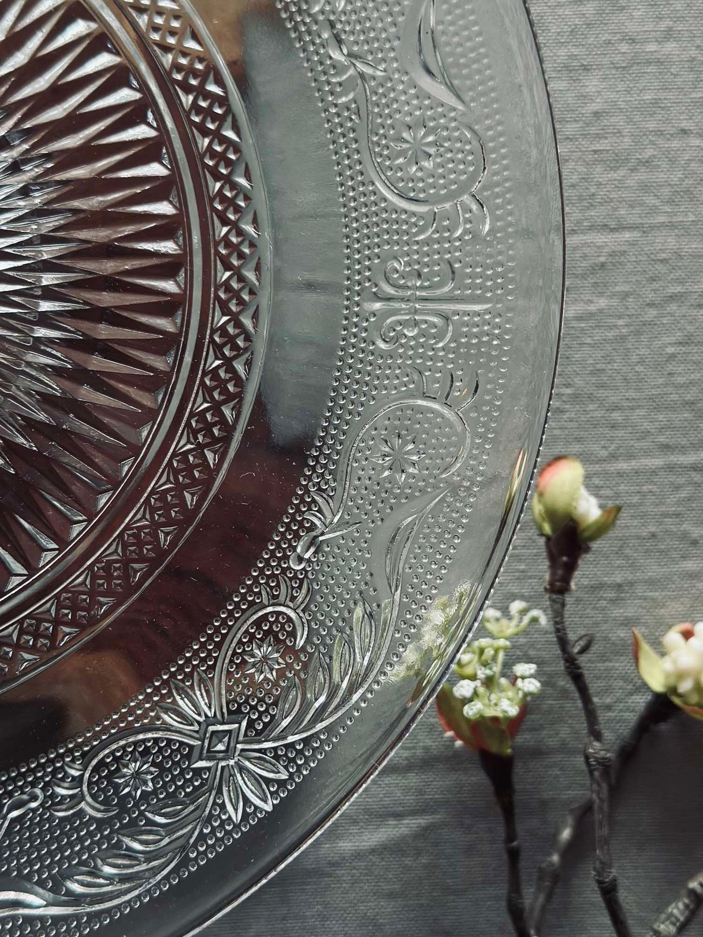 Kuchenplatte aus Glas 25 cm