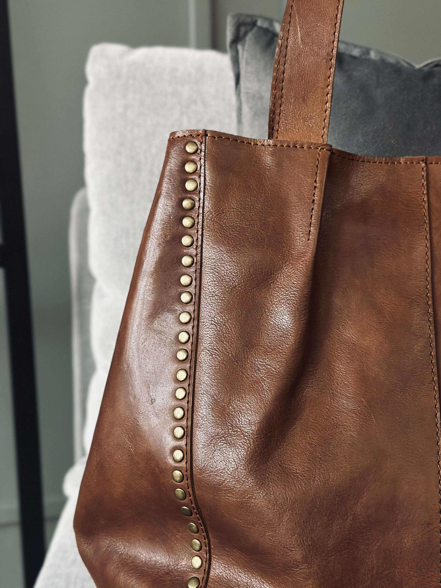 Shopper Raw Vintage cognac