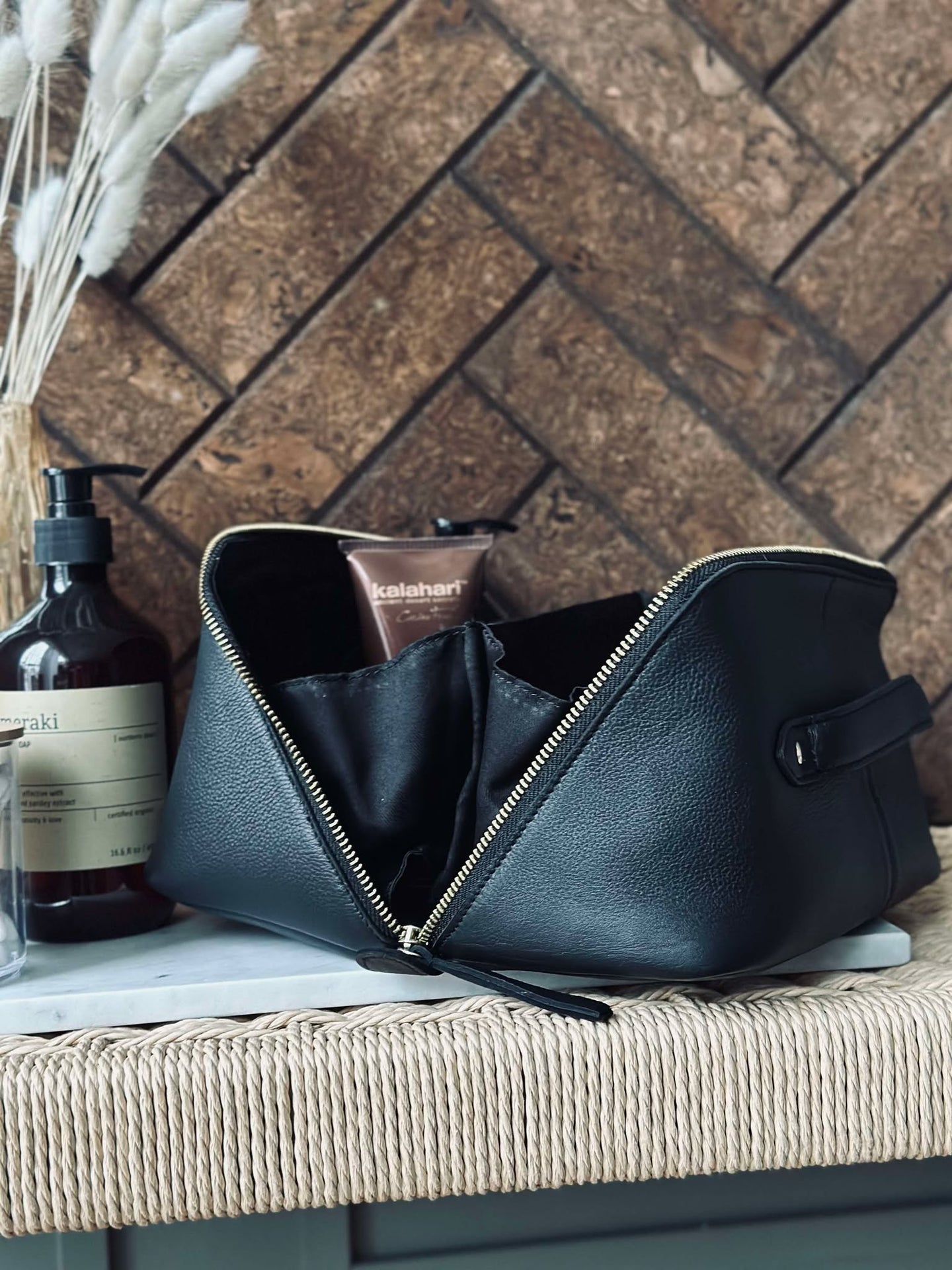 Toilettentasche Halima Black - Small