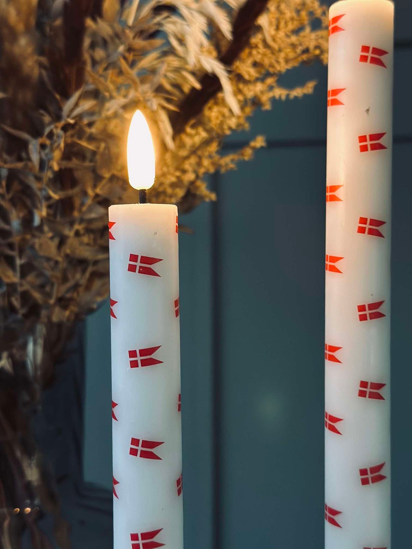 LED Stabkerzen 2 Stk. - Flagge