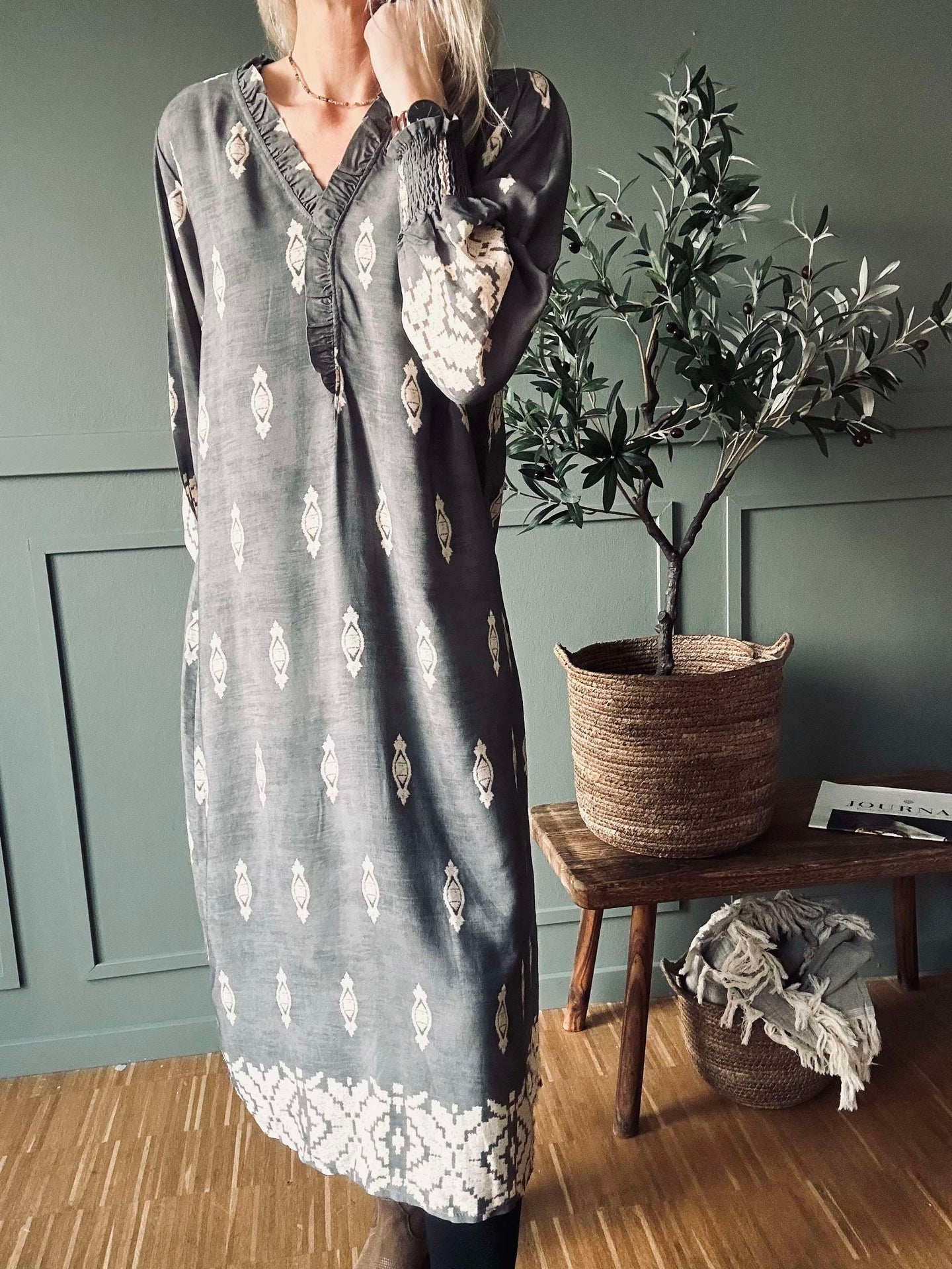 Kleid Mariana - Grau