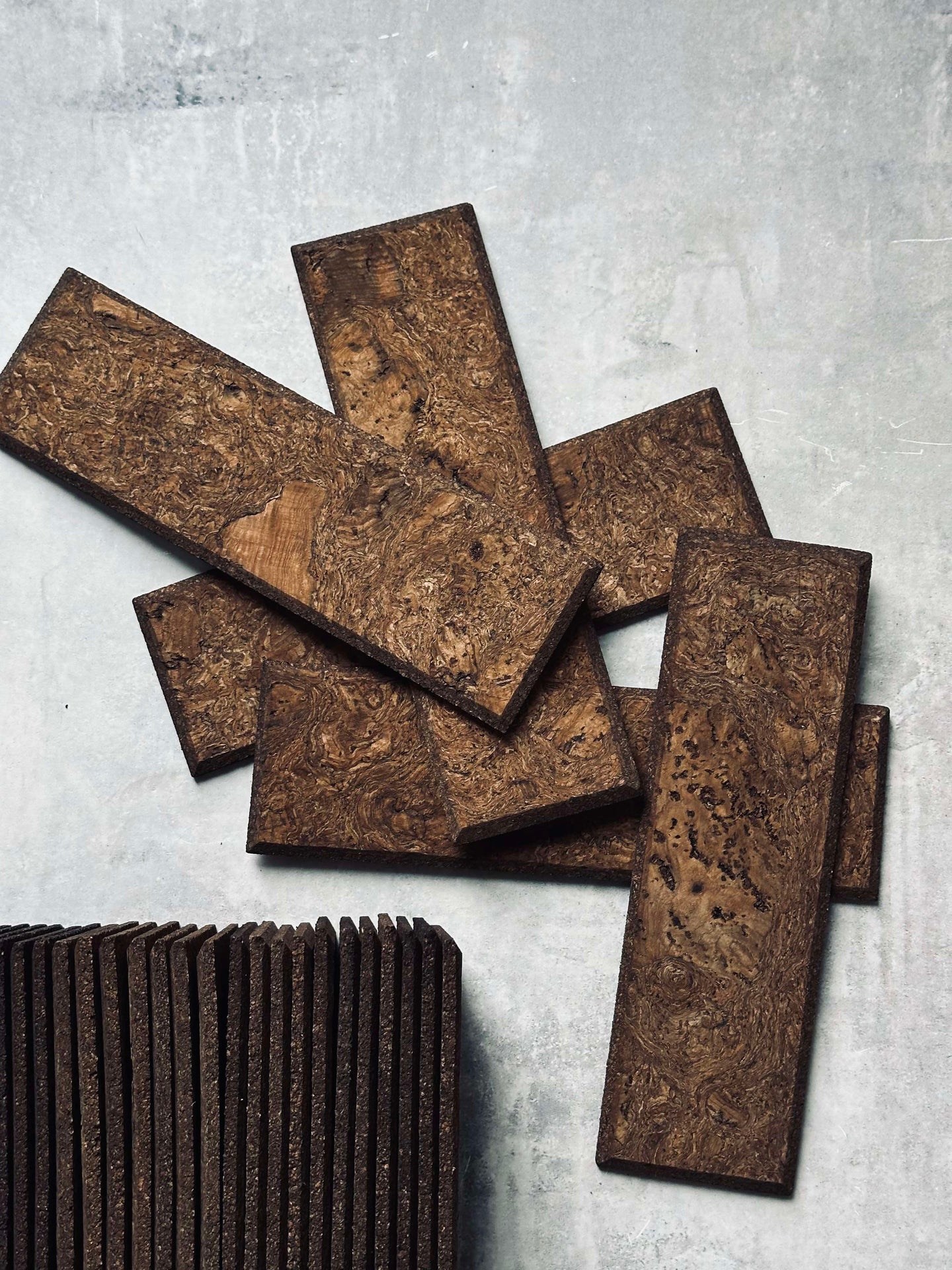 Mauersteine Brown - Naturpaket mit 62 Stk.