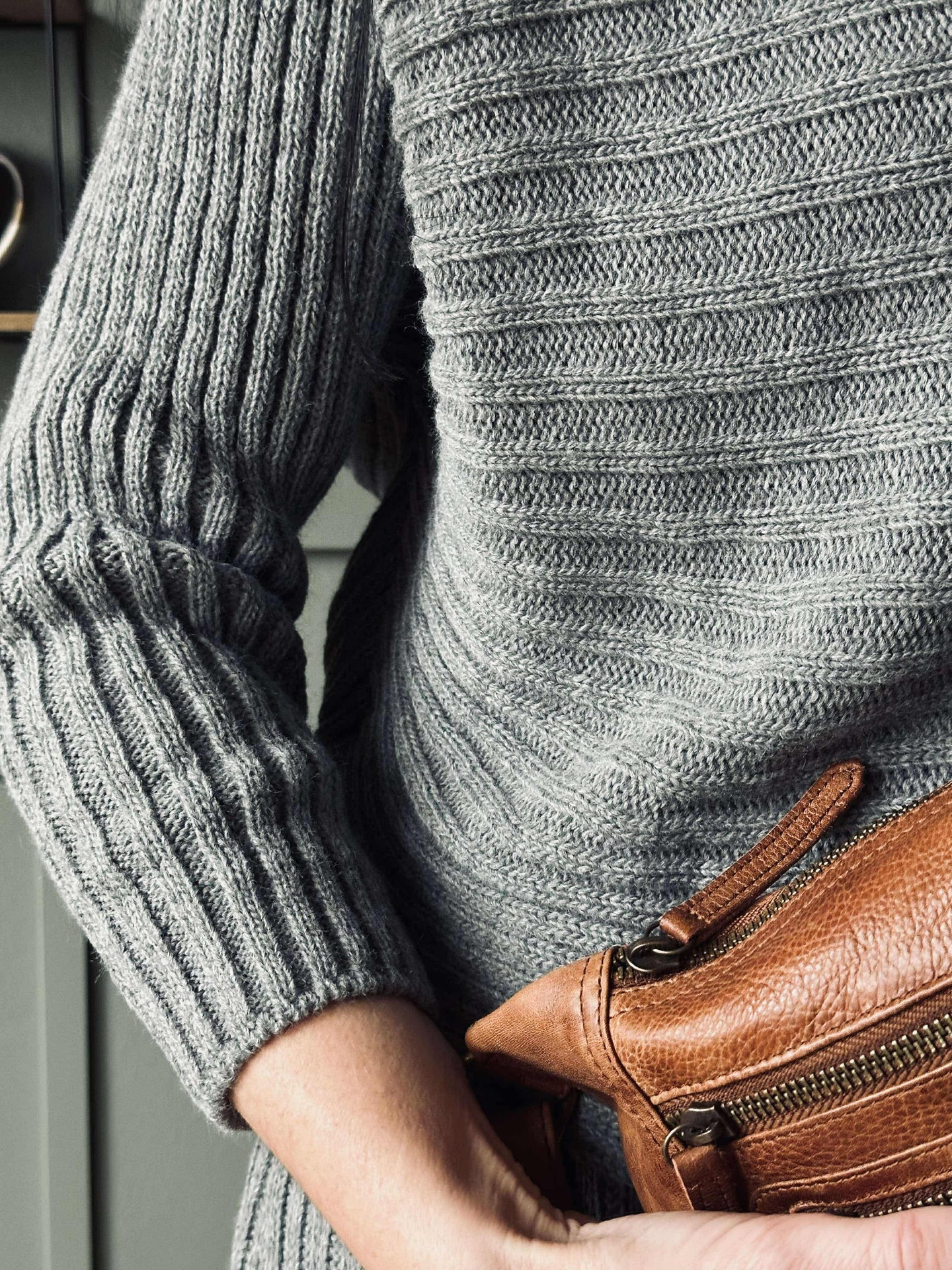 Strickset Clara Grey