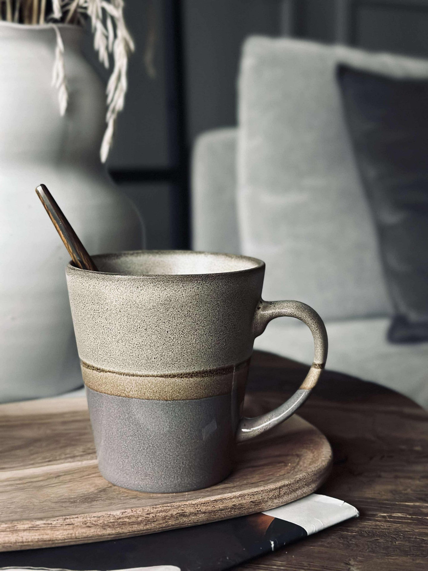 Becher GINA Steingut - Colormix