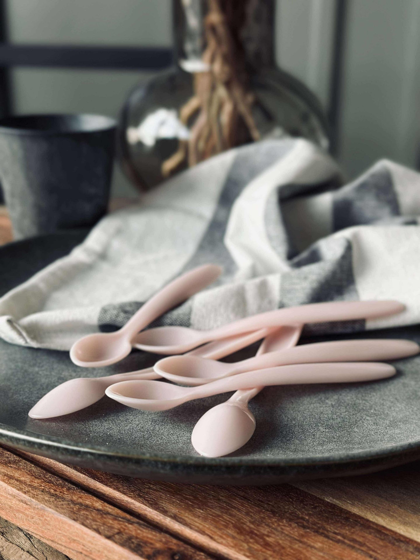 Babylöffel - Rosa - 6 Stk.