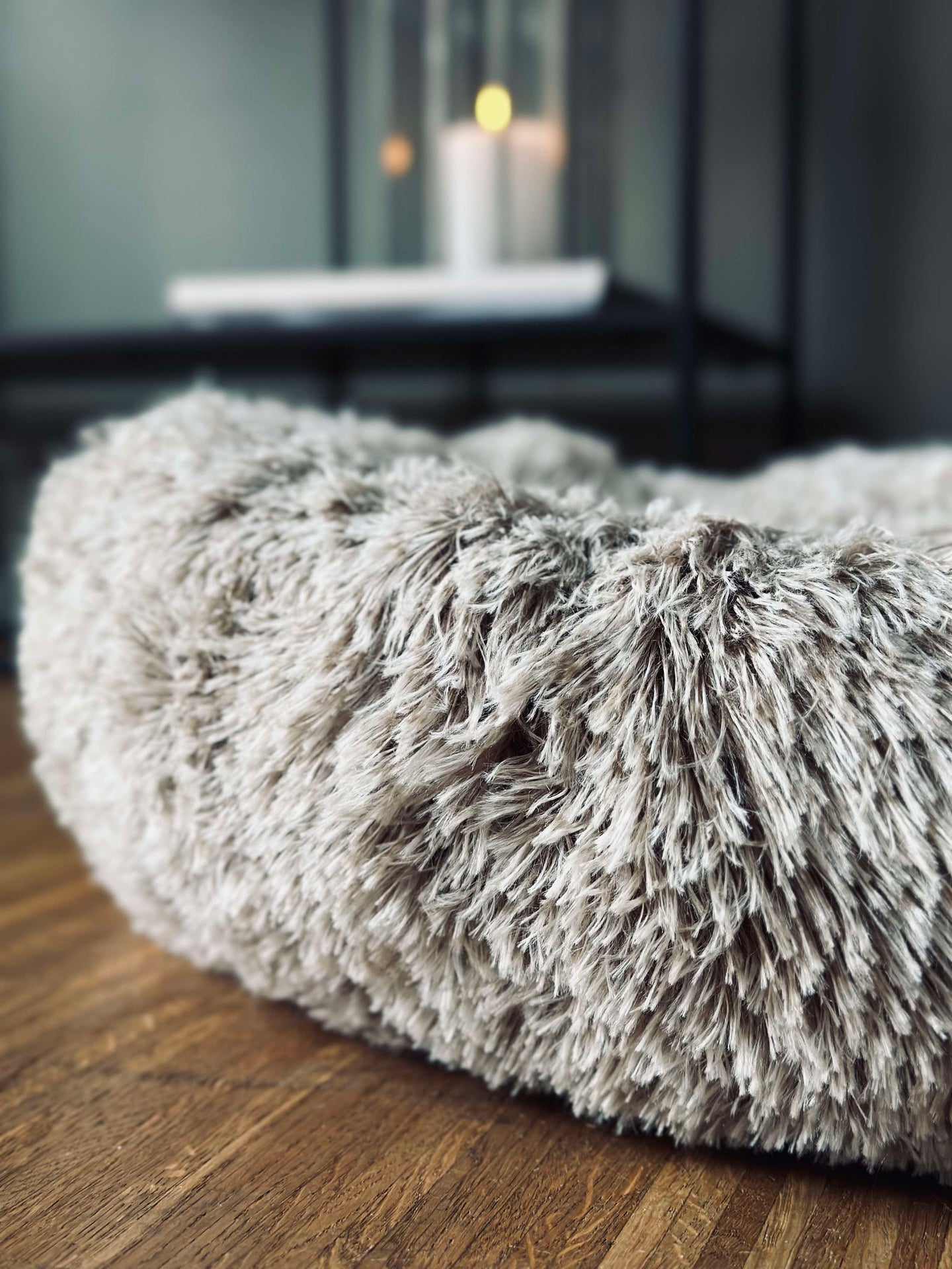 Hundekorb Fluffy - Ø 60 cm Beige