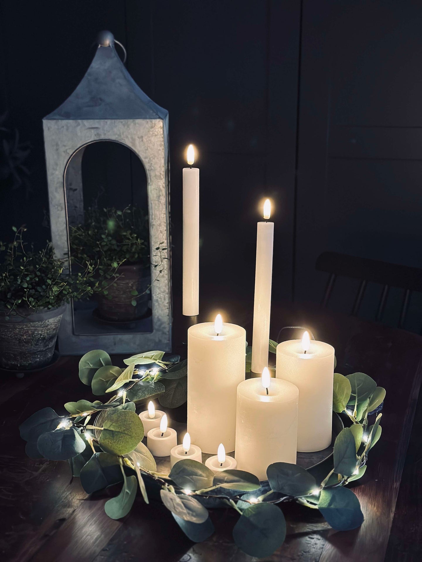 LED Lichtpaket mit 9 LED Lichtern - inklusive Fernbedienung