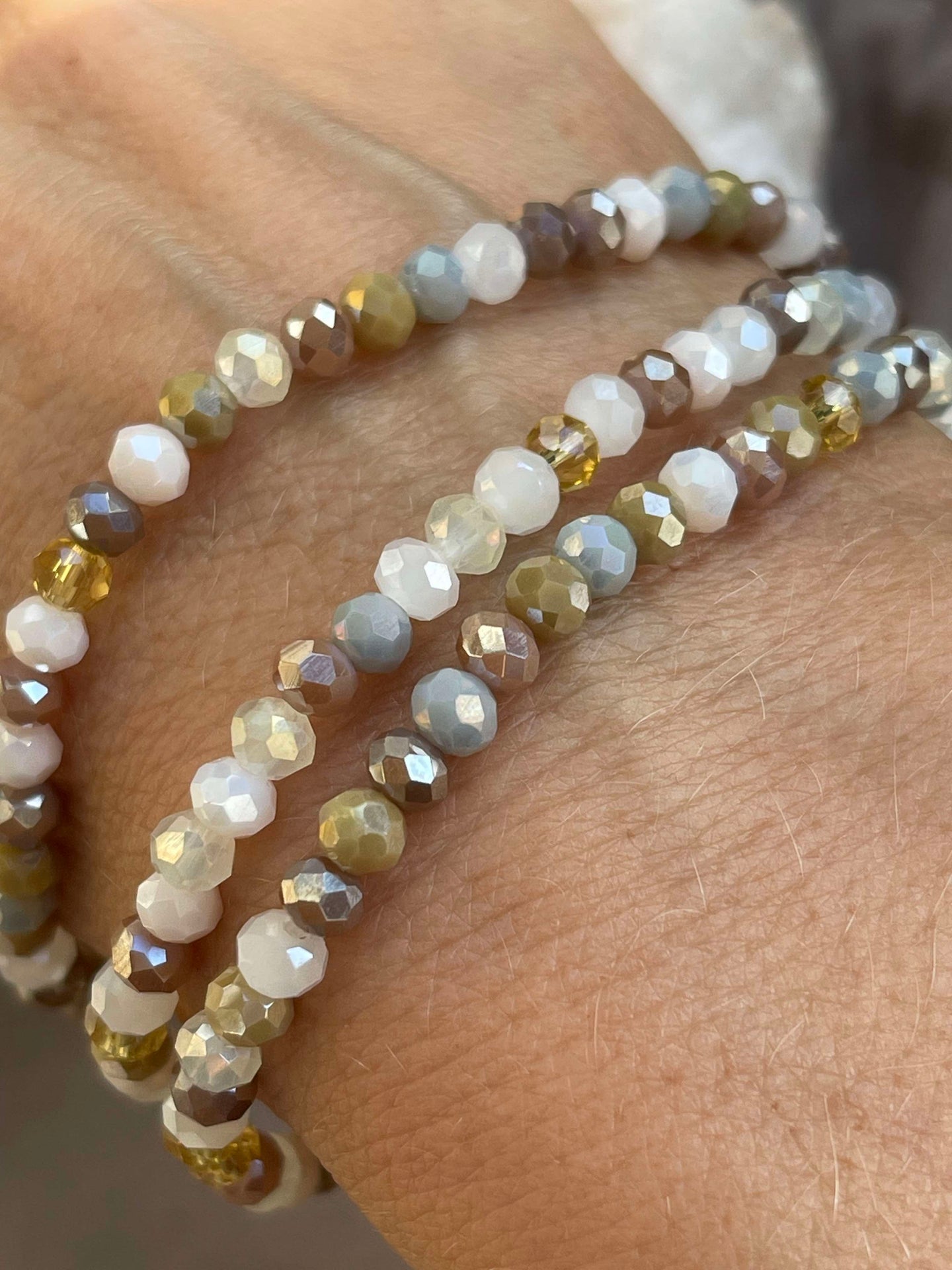 Armband ANNA Nature - Set mit 3 Stück