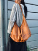 Schultertasche Big cognac