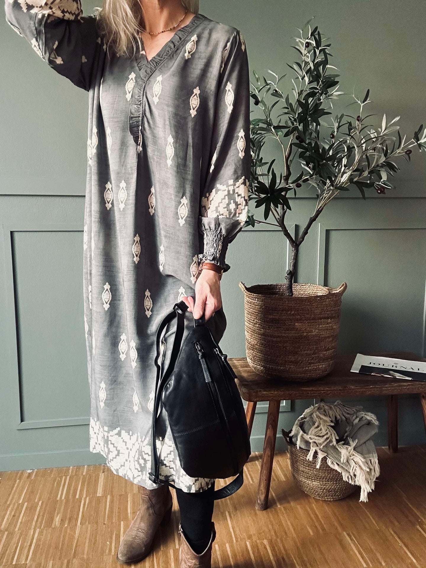 Kleid Mariana - Grau