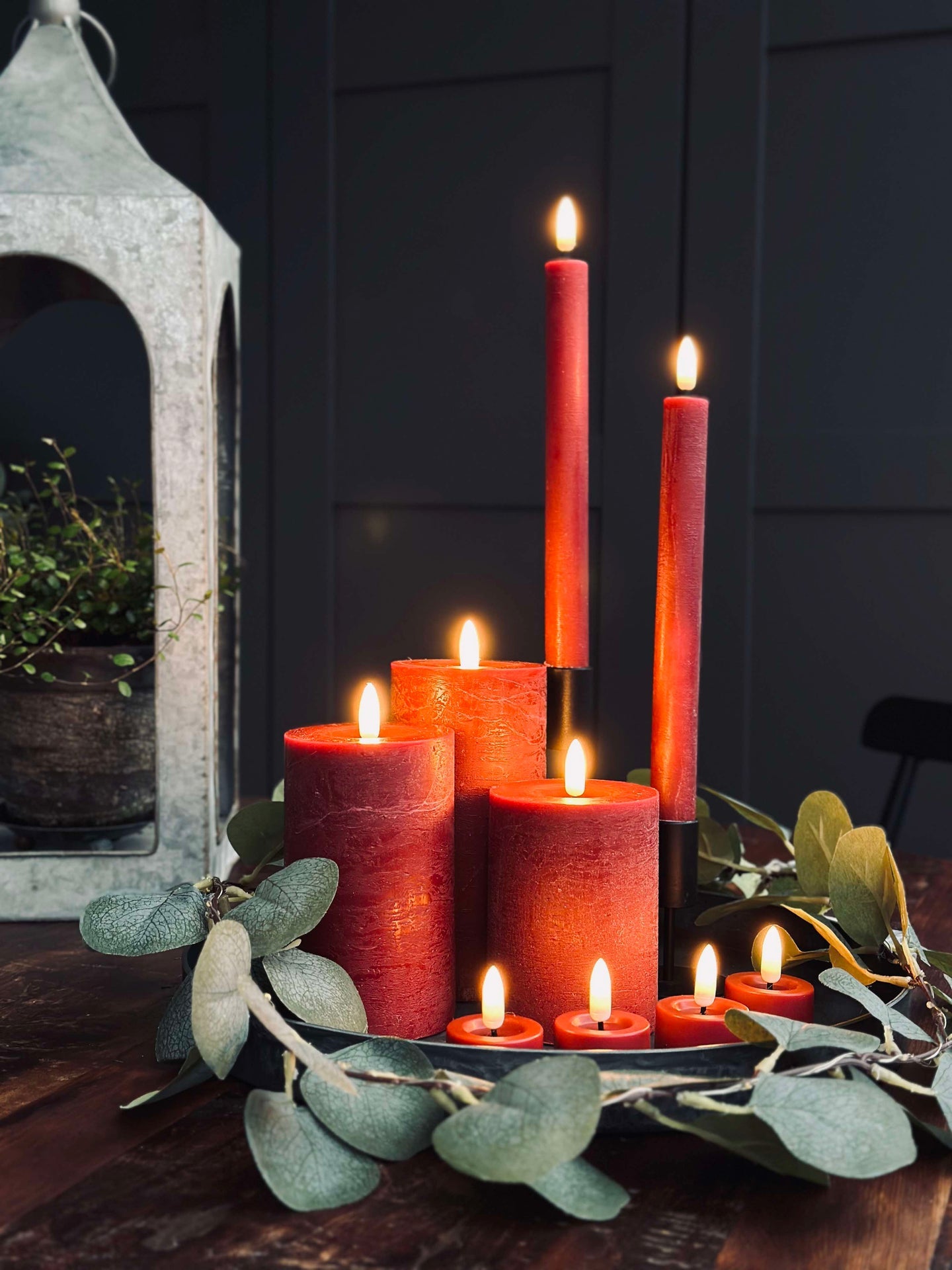 LED-Lichtpaket mit 10 Teilen - Rot
