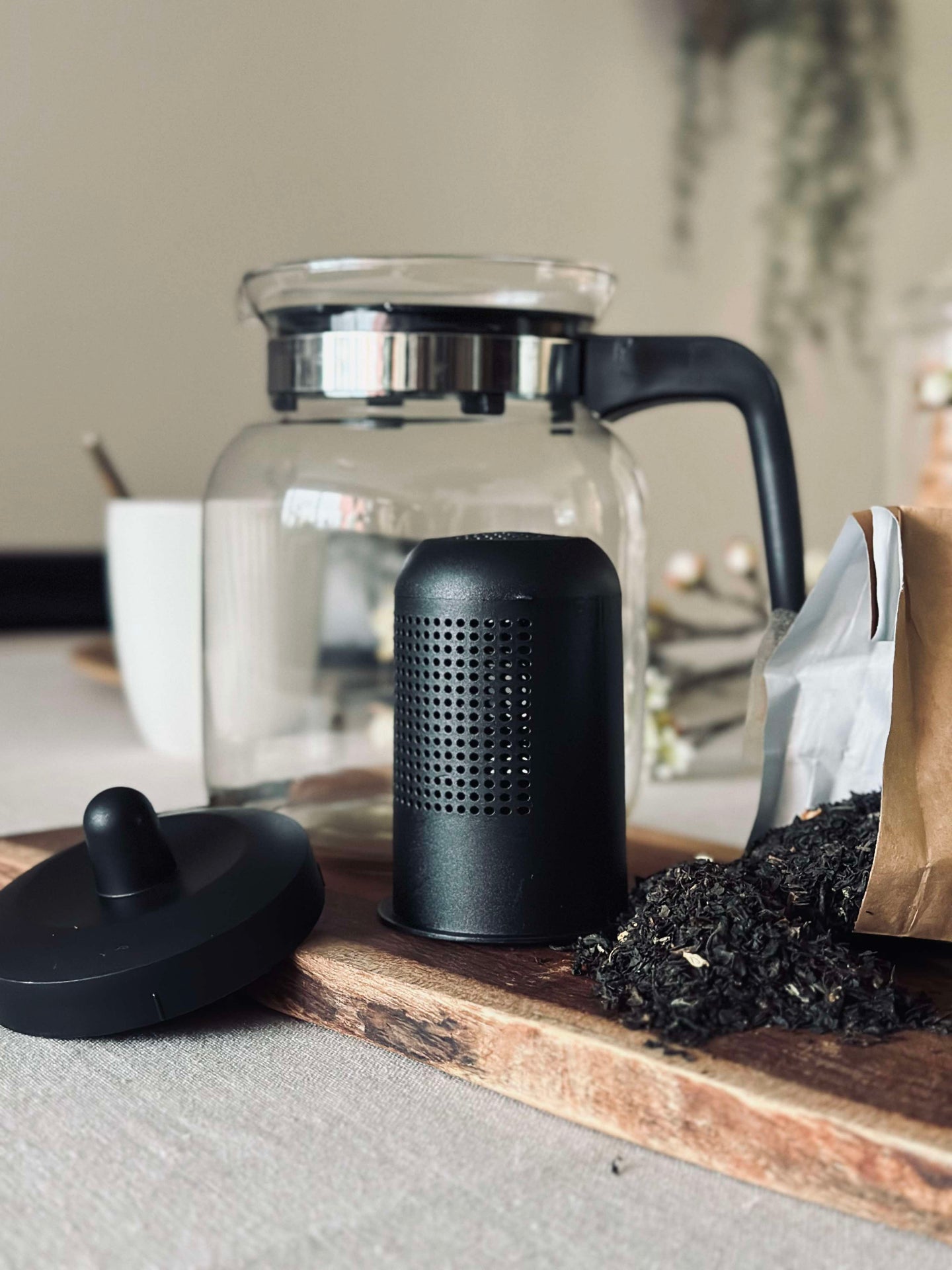 Teekanne aus Glas - 1500 ml.