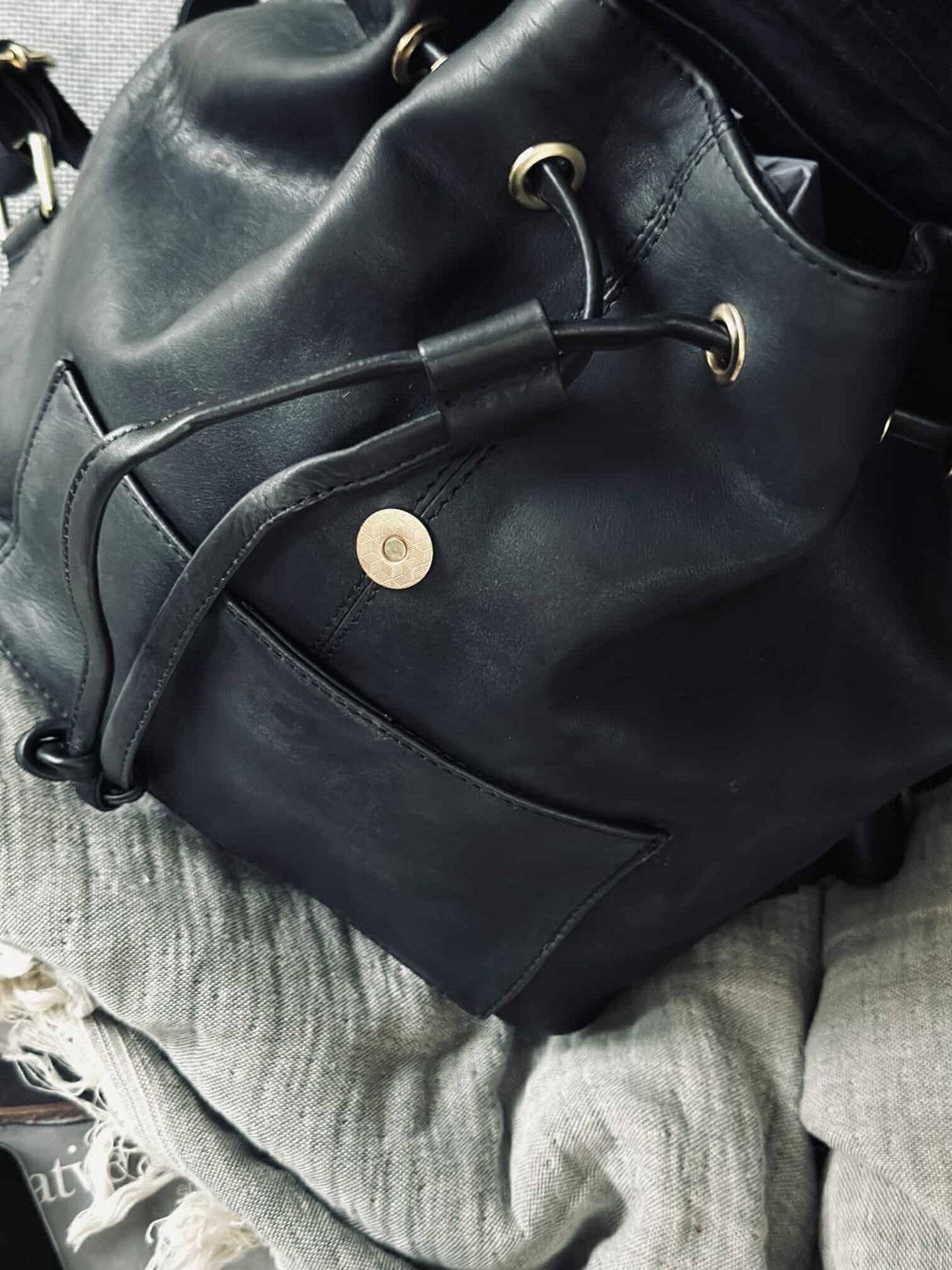 Rucksack aus hochwertigem Rindsleder