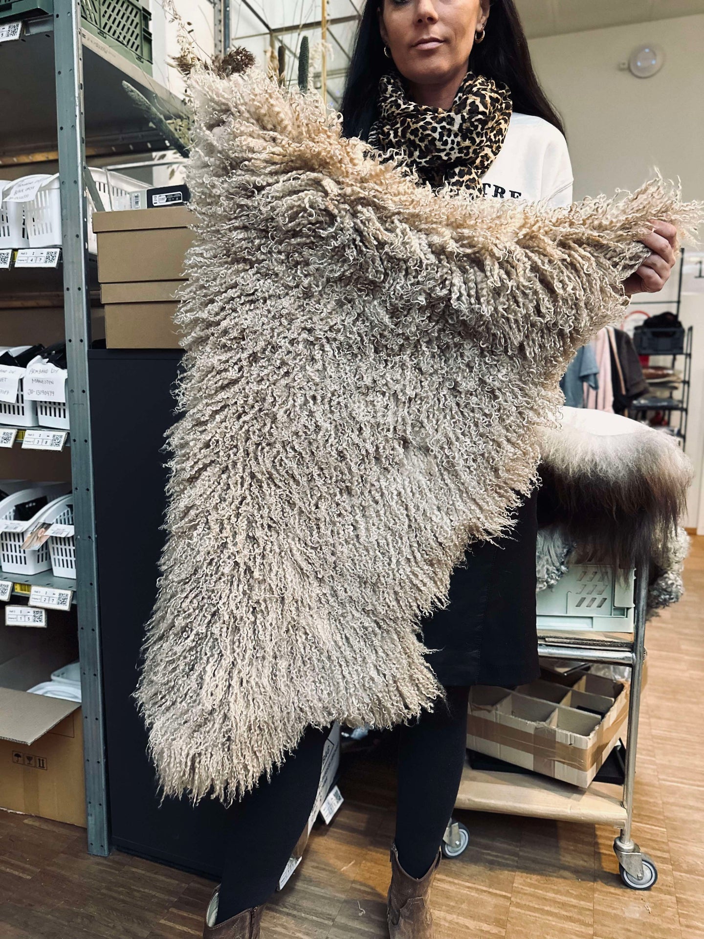Isländisches Lammfell – Moccachino