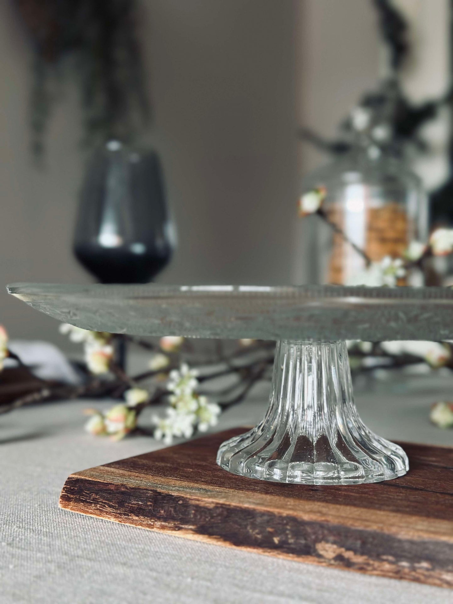 Kuchenplatte aus Glas 25 cm