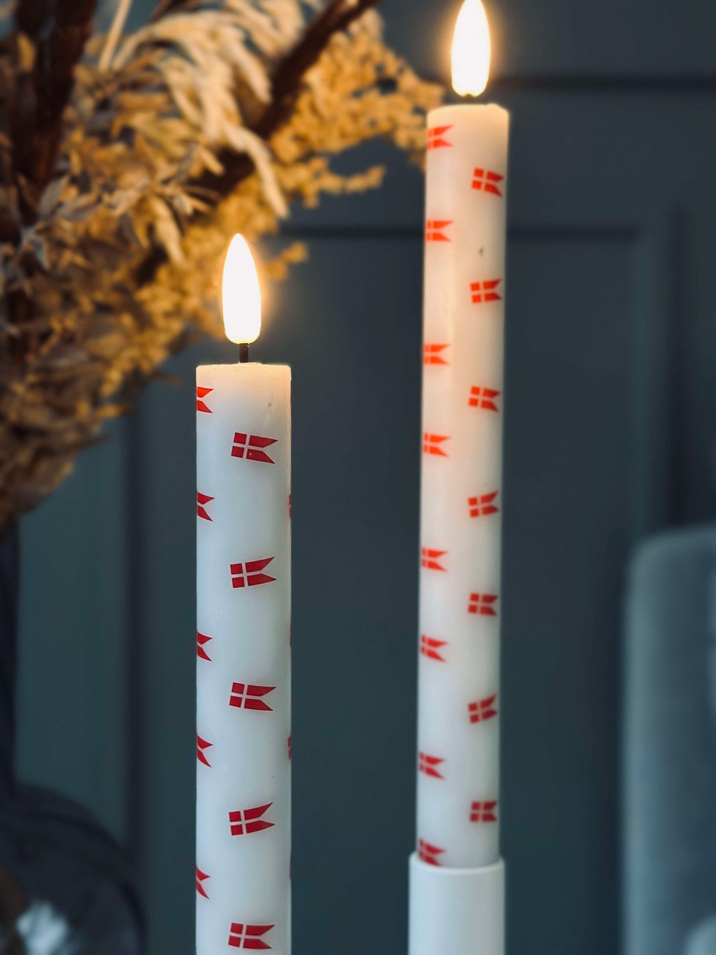 LED Stabkerzen 2 Stk. - Flagge