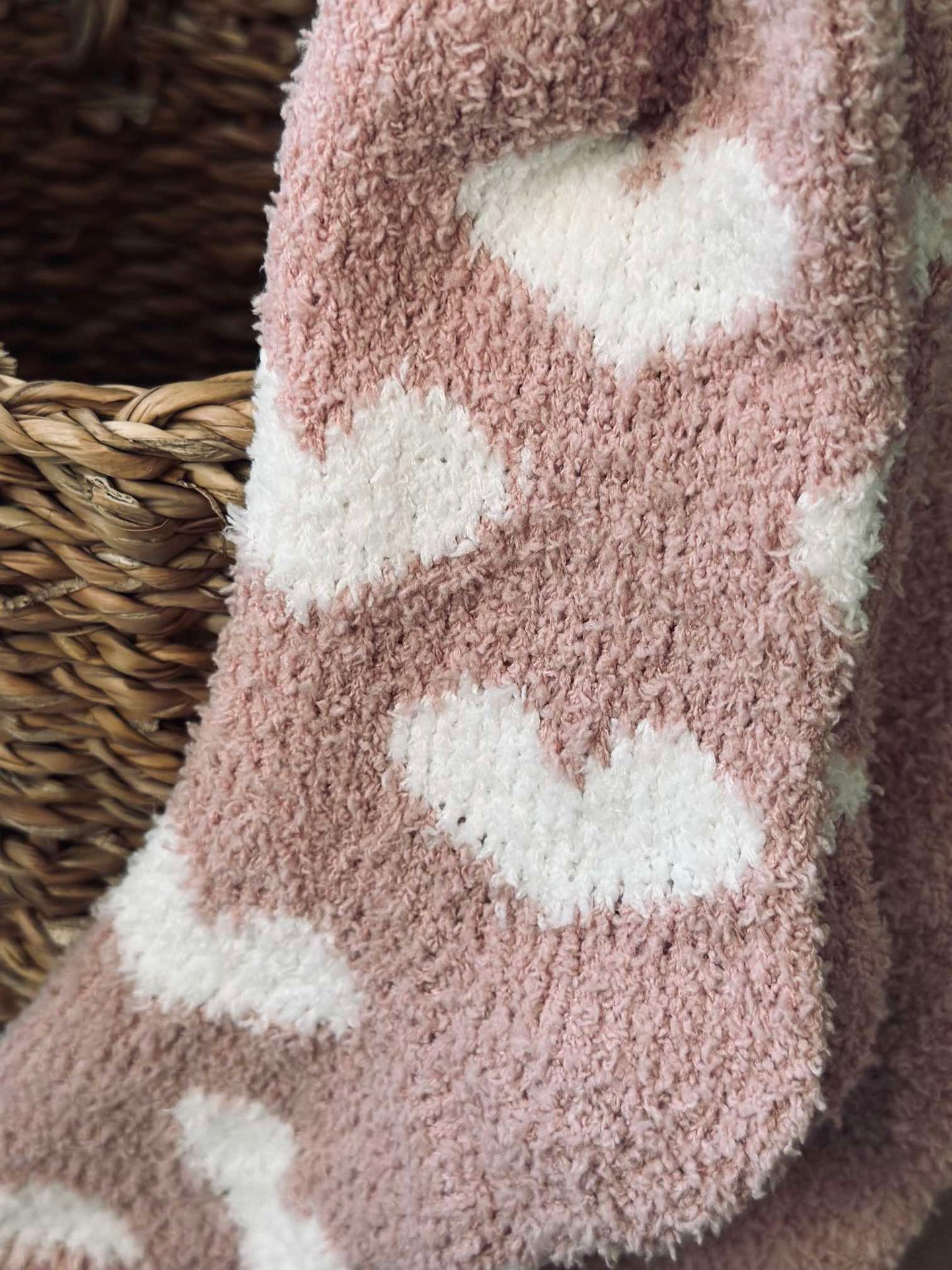 Socken Fluffy Rose - Set mit 2 Paaren