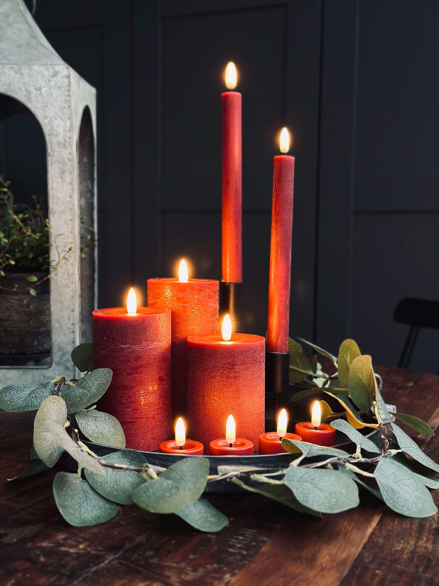 LED-Lichtpaket mit 10 Teilen - Rot