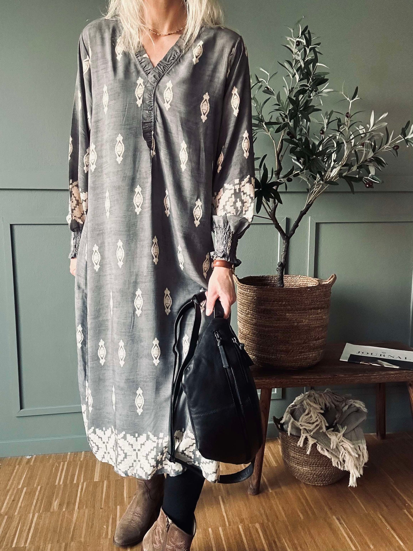 Kleid Mariana - Grau
