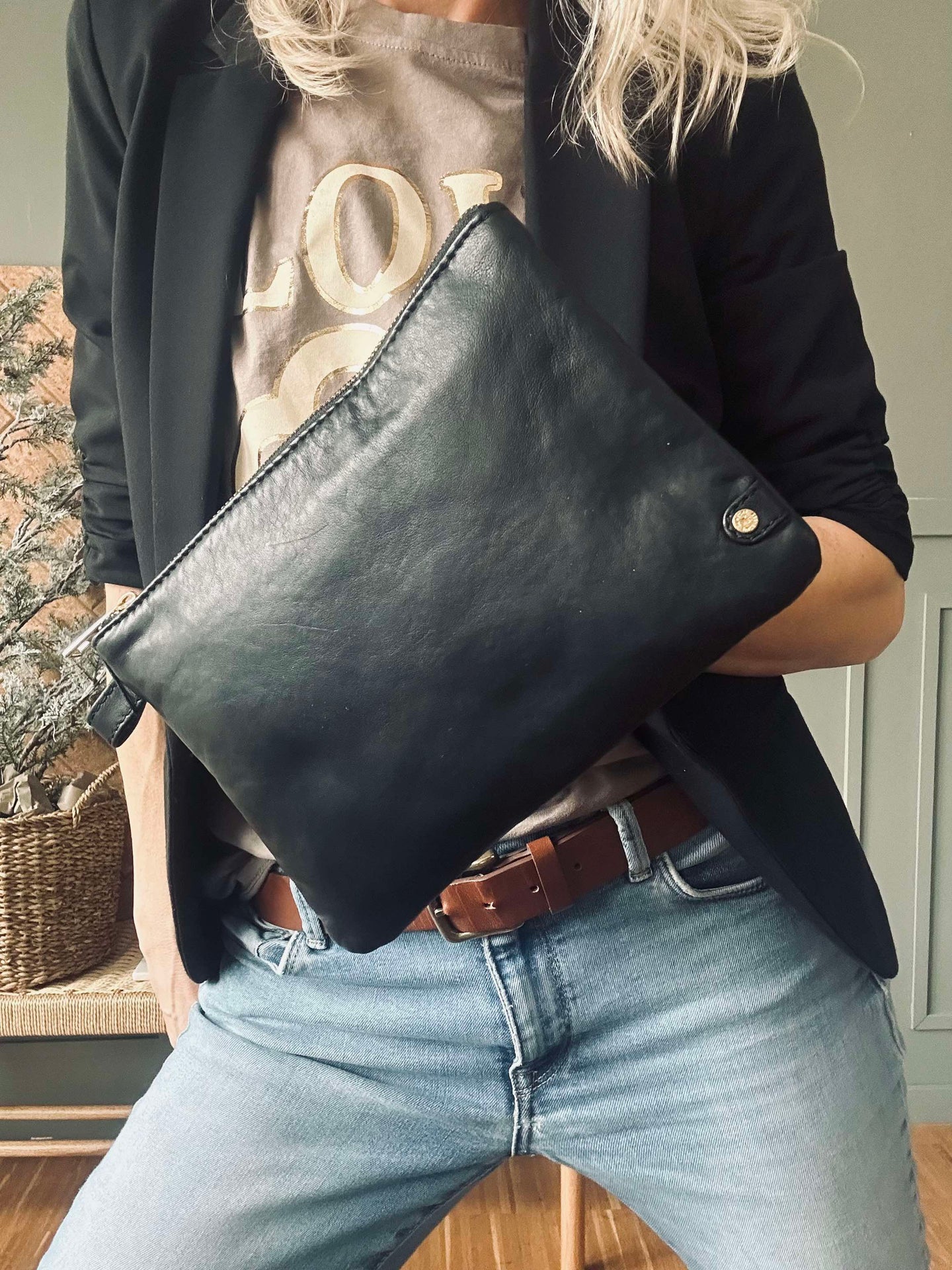 Clutch Alba - Black
