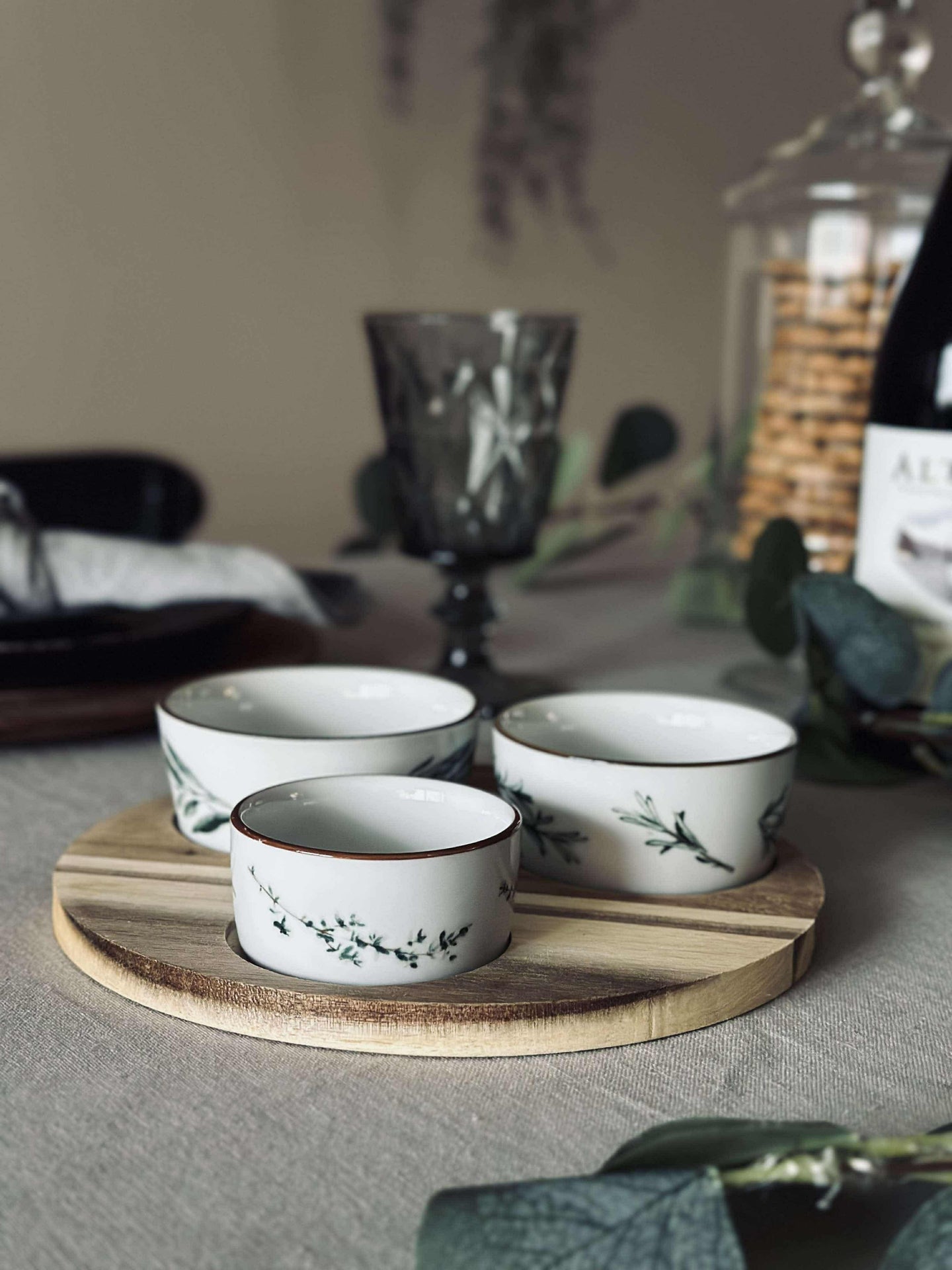 Servierset Rund - 4 Teile