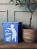 BIO Eimer mit Deckel 12 Liter - BLAU