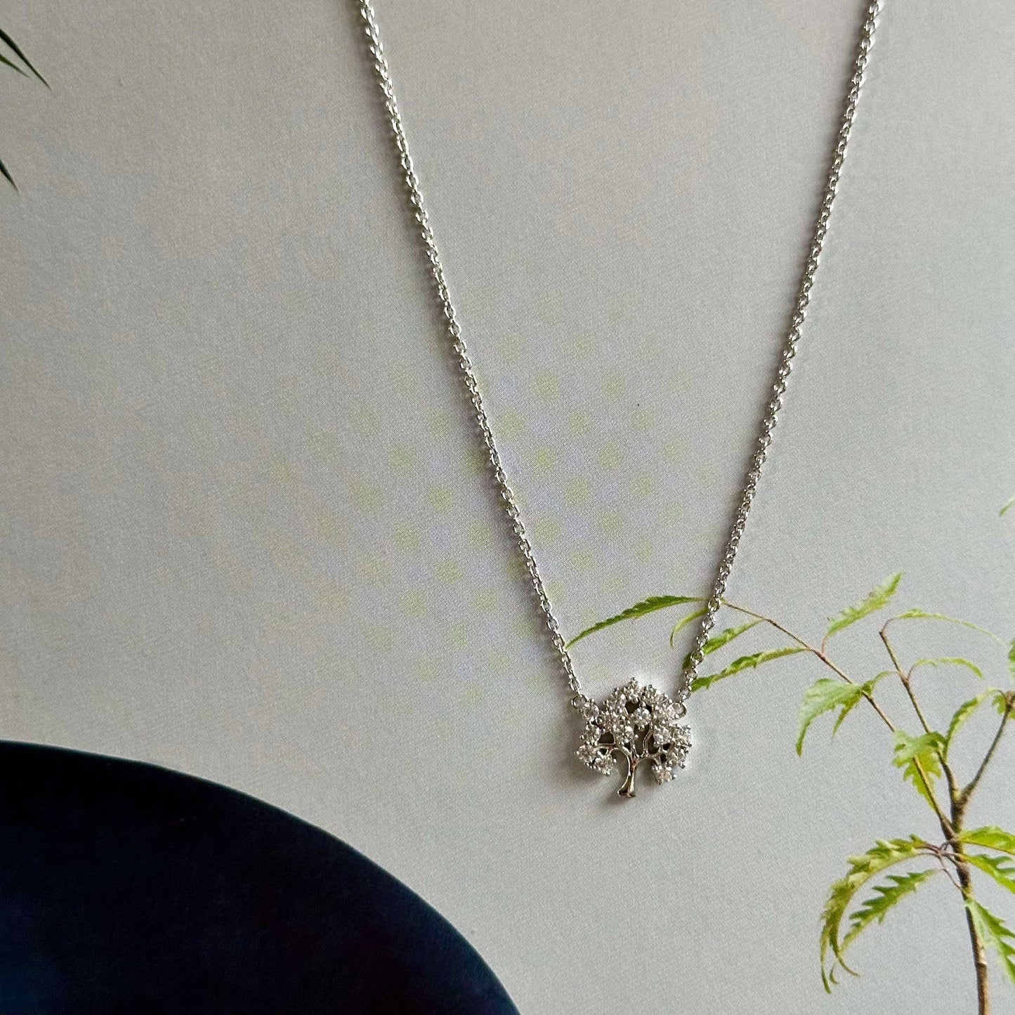 Halskette Sharon - Lebensbaum – Sterling-Silber