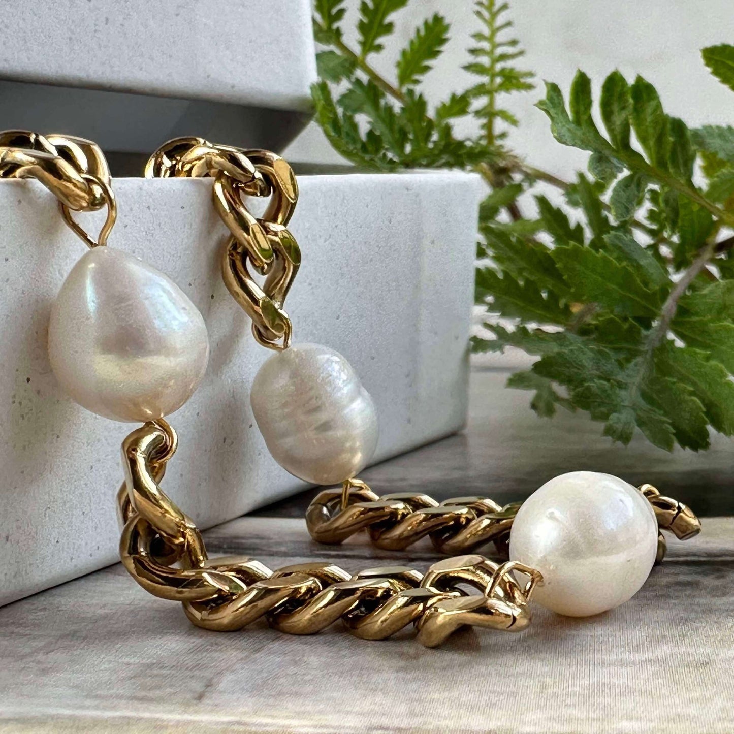 Armband Mary vergoldet - wasserfest