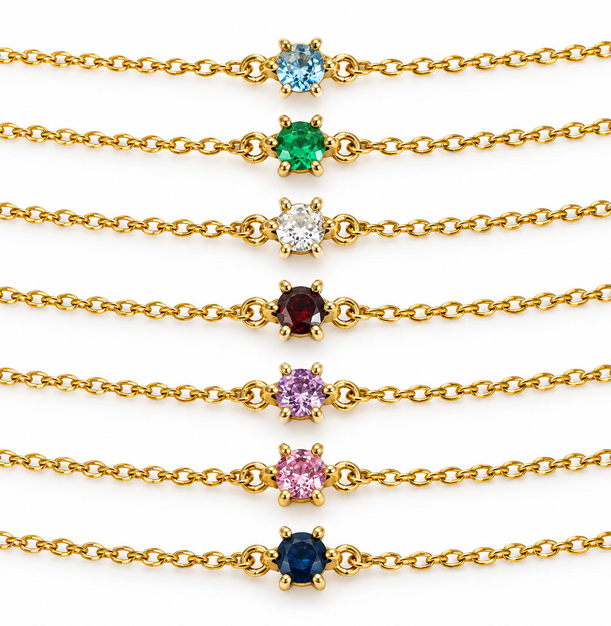 Armband Gia - Vergoldetes Sterling-Silber