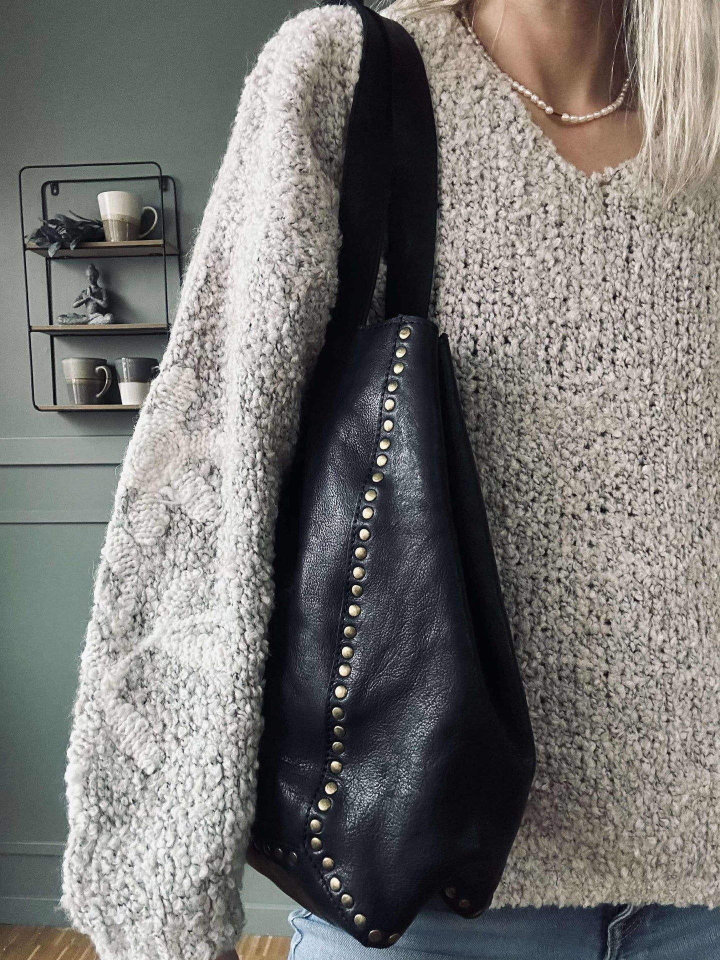 Shopper Raw Vintage black