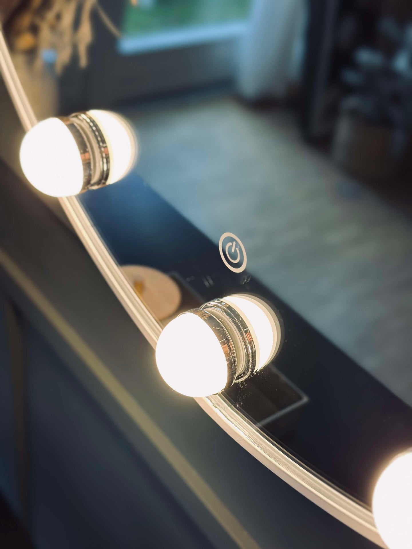 Hollywood Make-up-Spiegel mit Licht - Ø 50 cm