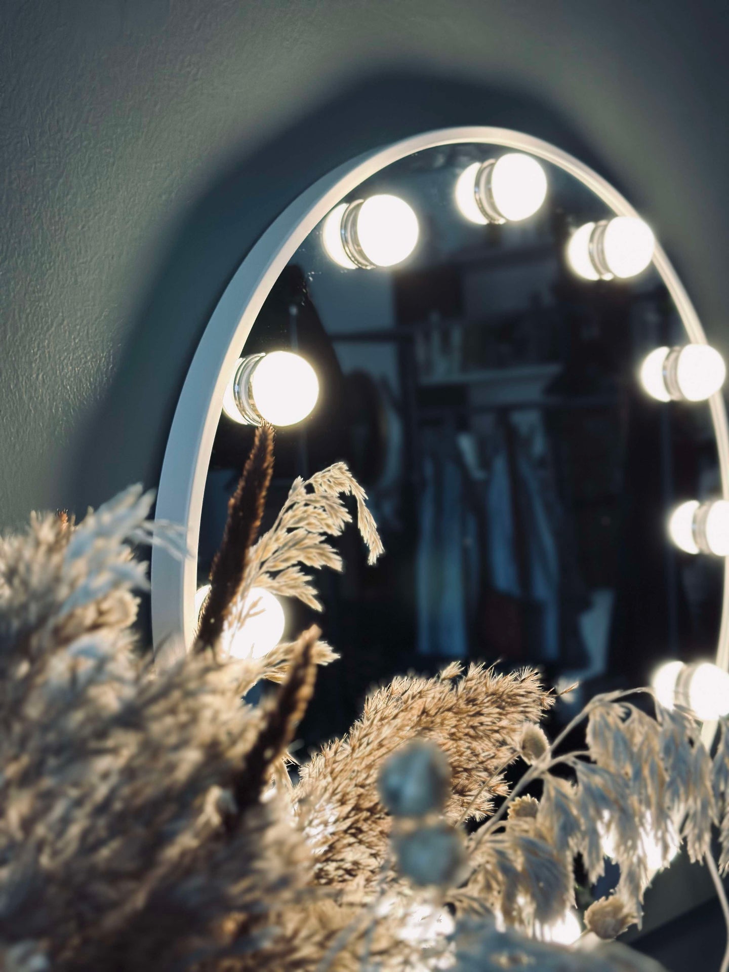 Hollywood Make-up-Spiegel mit Licht - Ø 50 cm