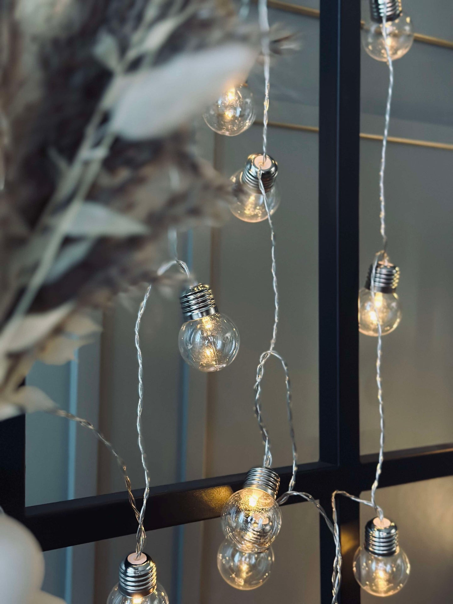 Große Lichterkette mit 50 LED-Lampen und Farbwechsel - Zugelassen für Innen- und Außenbereich