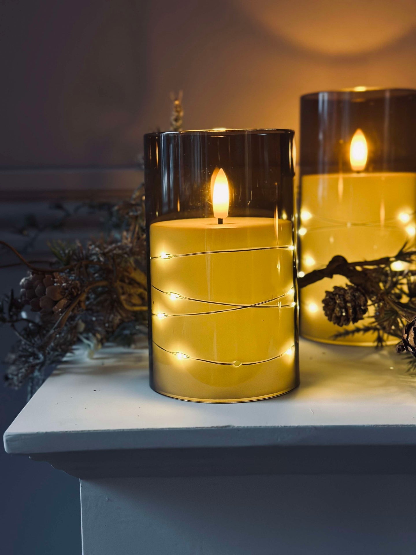 LED-Licht ALMA 3 Stk. mit Fernbedienung