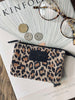 Geldbörse aus weichem Wildleder - Leopard