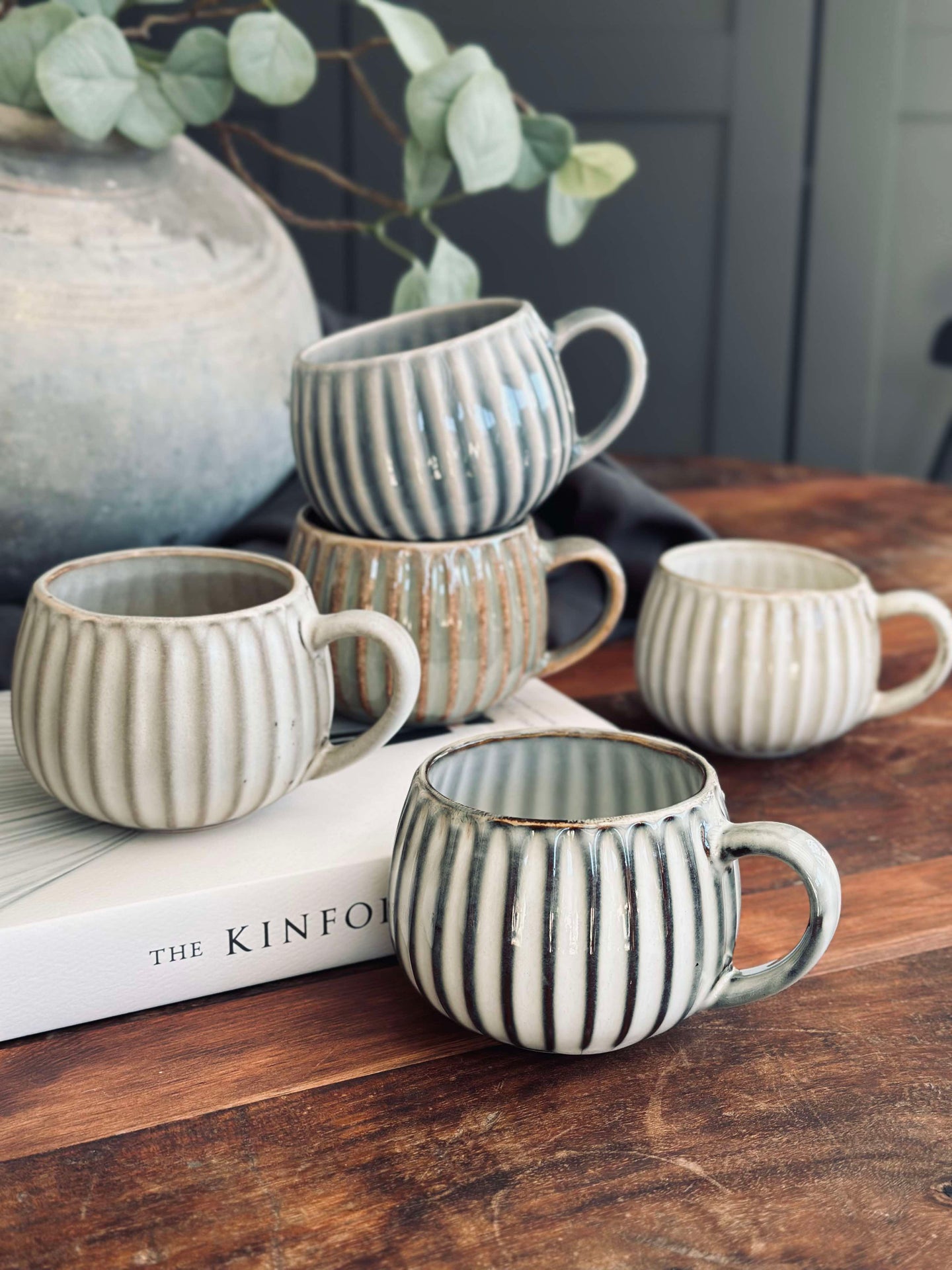 Tasse VIGA Streifen - Blau
