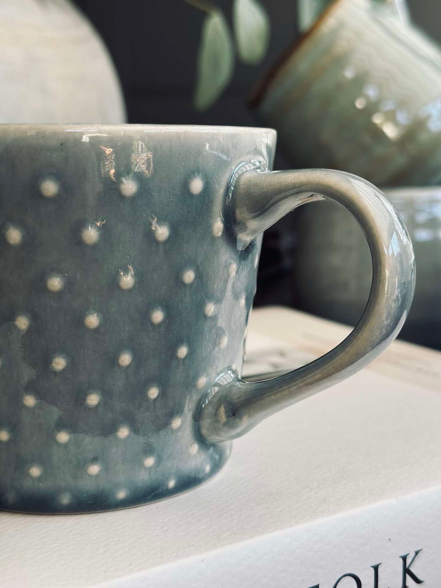 Becher DORA Dots - Blau