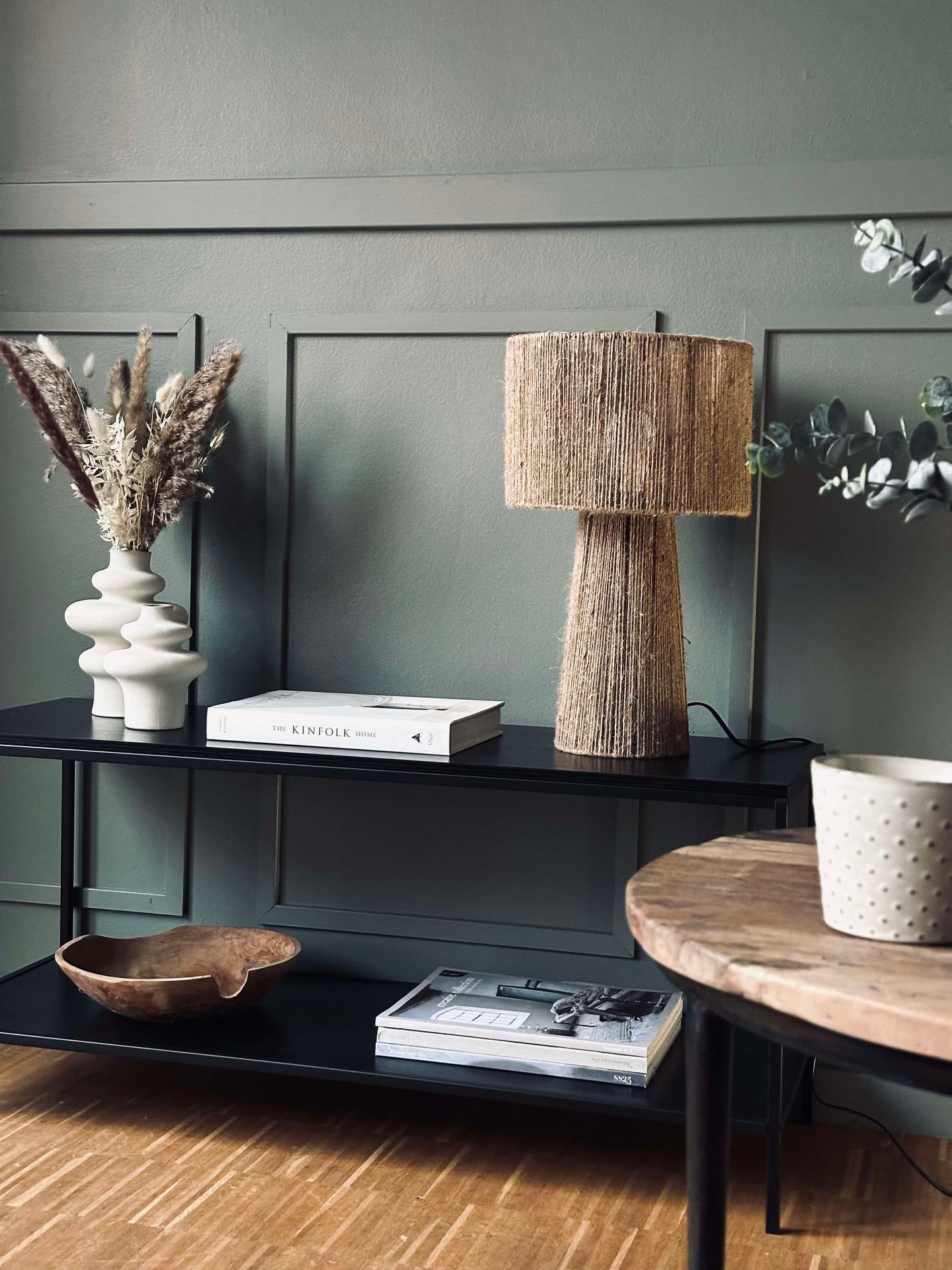 Tischlampe Jute