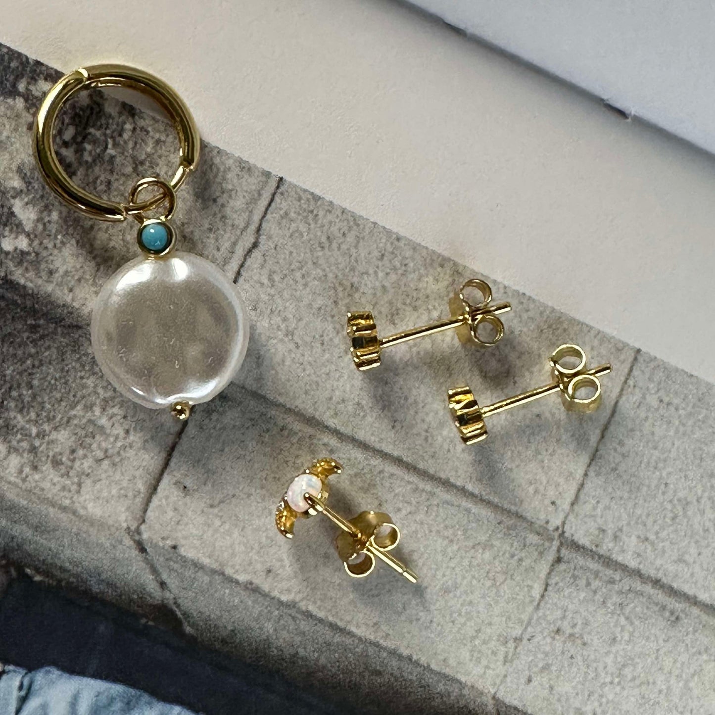 Mix box OLYMPIA mit 4 Ohrringen - Sterlingsilber