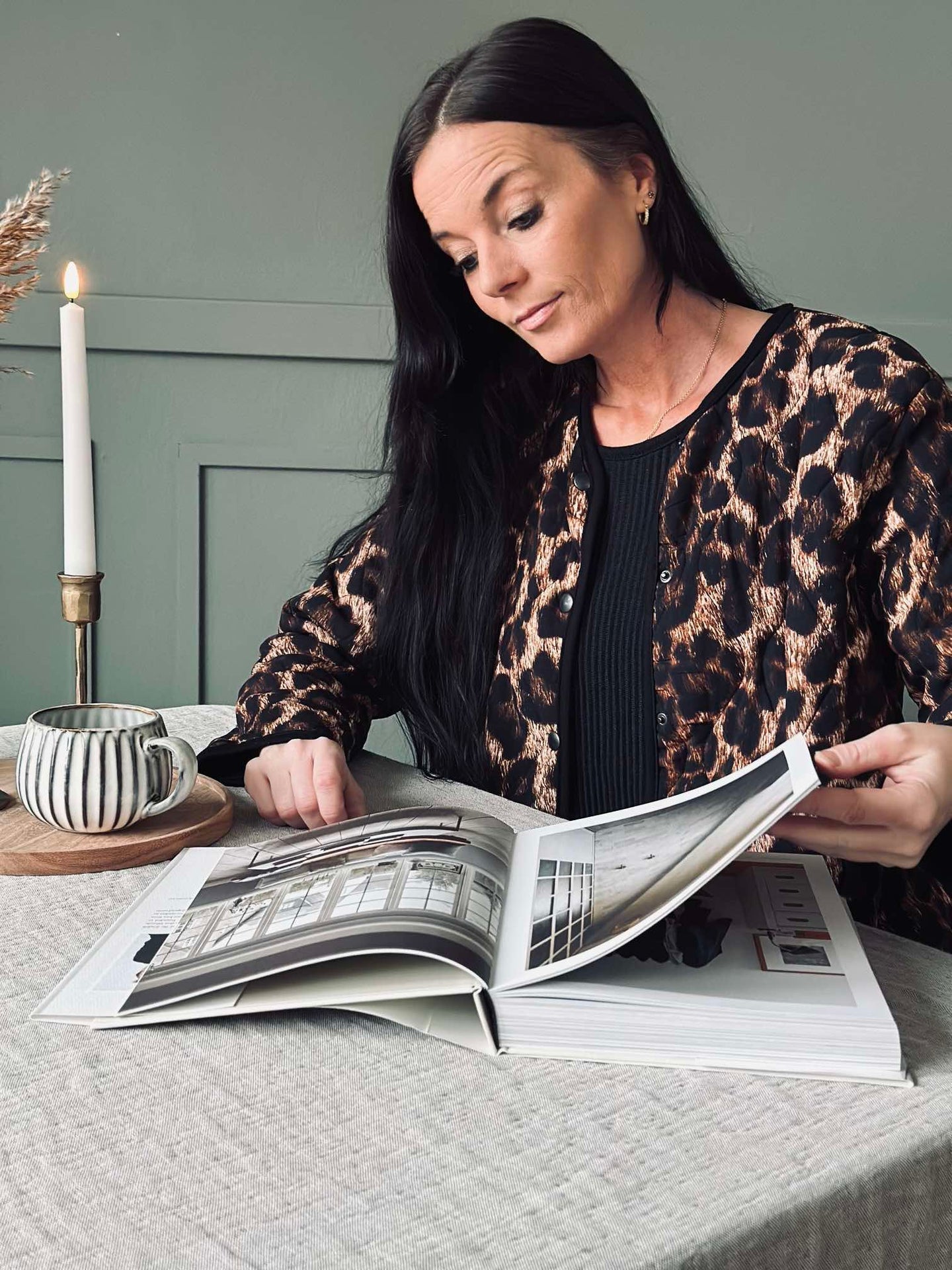 Jacke Quilt Leopard