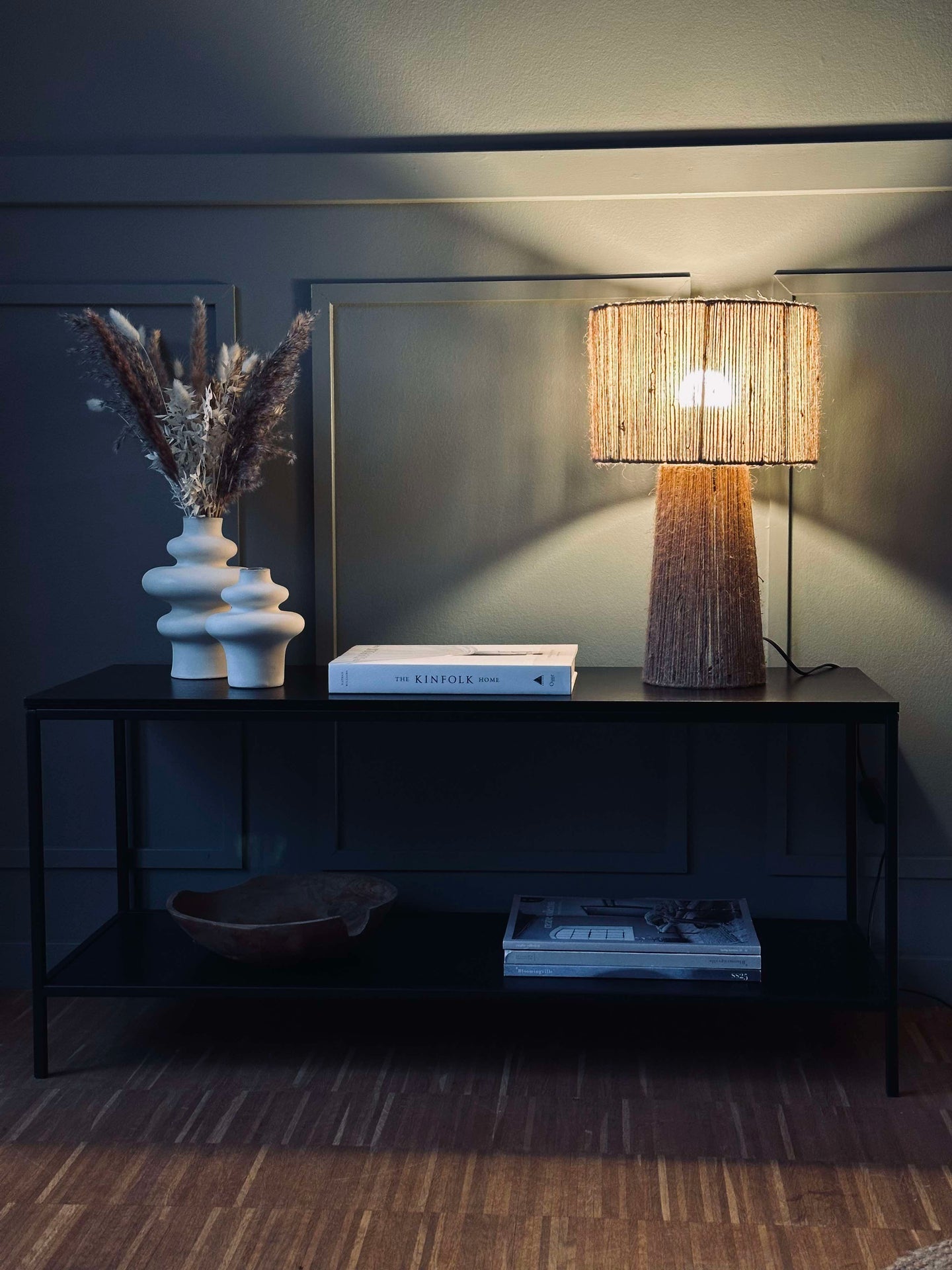 Tischlampe Jute
