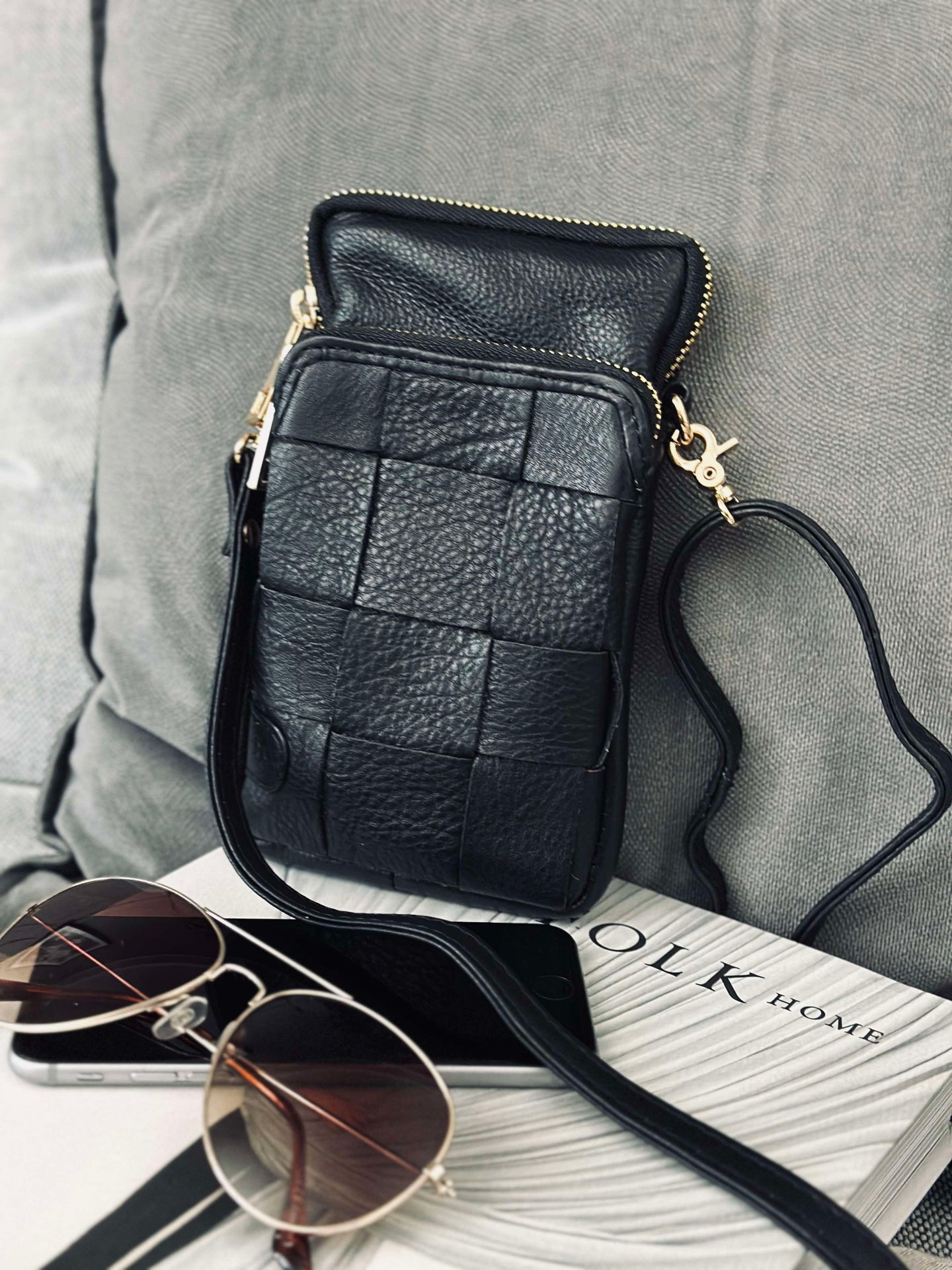 Handytasche Bolette gold
