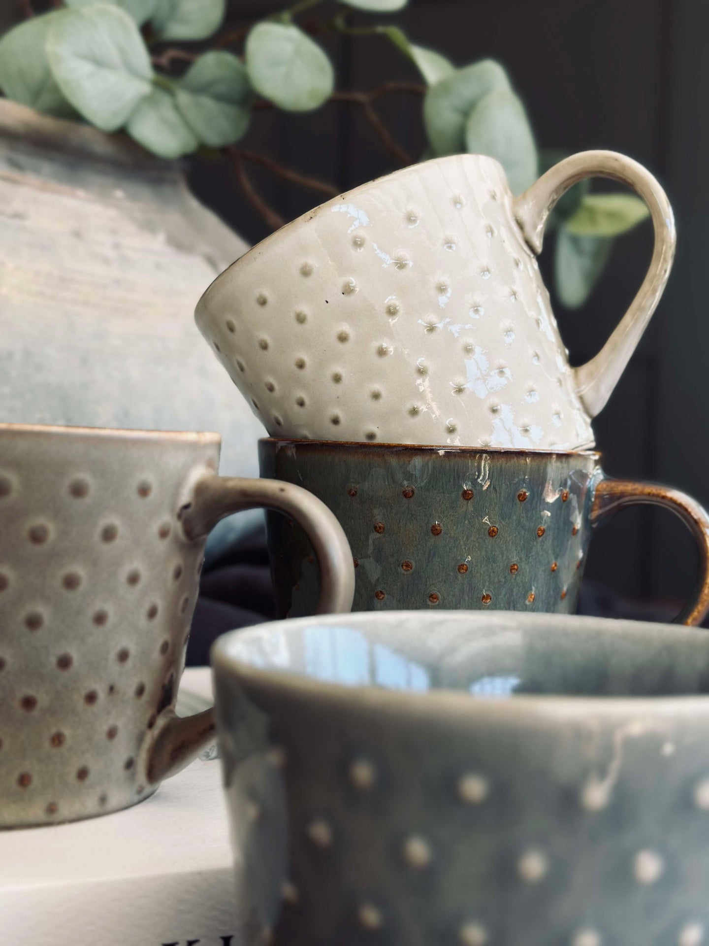 Becher DORA Dots - Sand