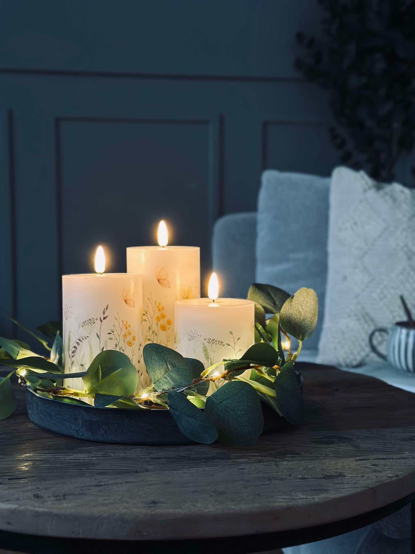 LED WILD FLORA – Set mit 3 Stück und Fernbedienung