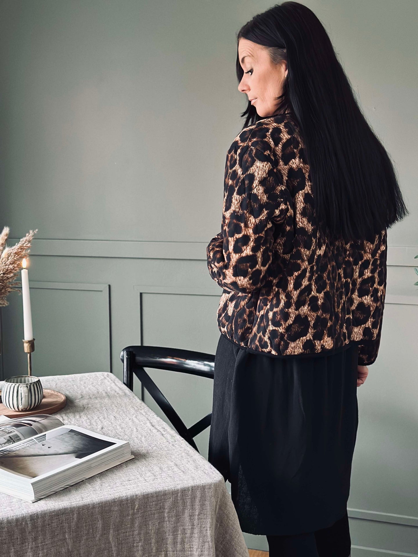 Jacke Quilt Leopard