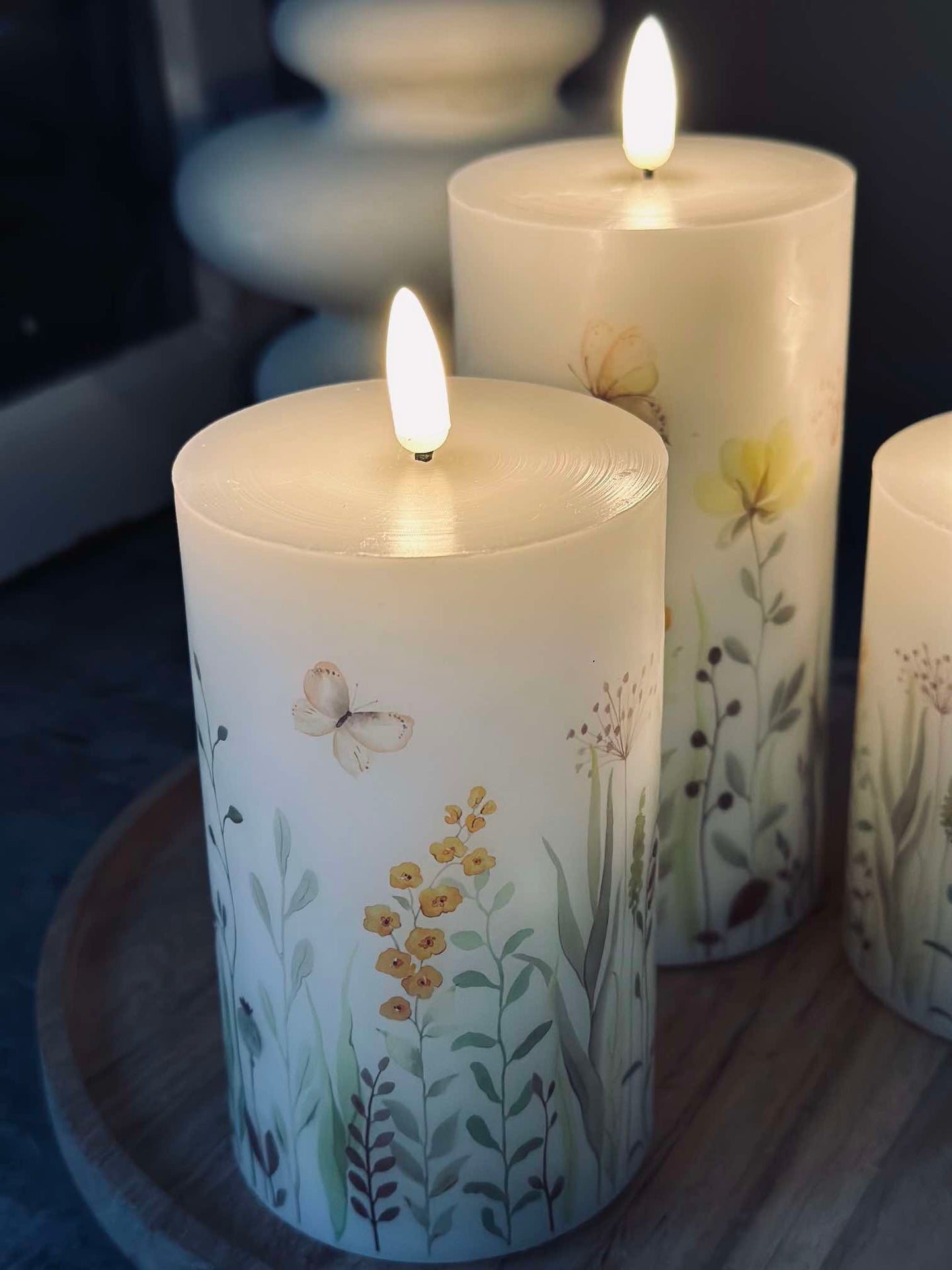 LED WILD FLORA – Set mit 3 Stück und Fernbedienung